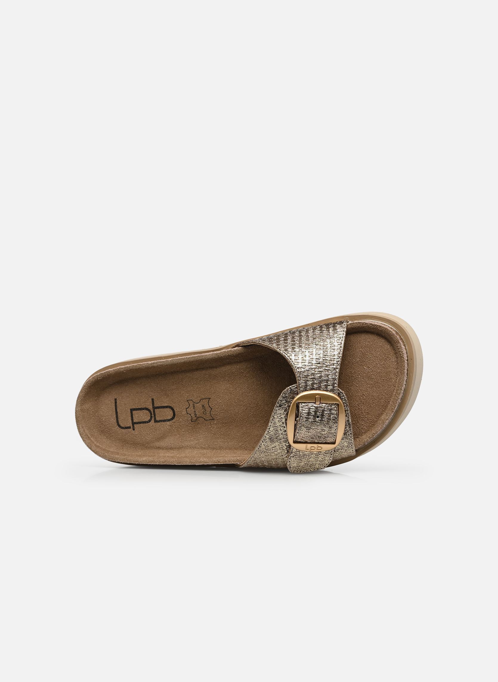 Pantoletten C02N083 damen gold und bronze LPB -LES PETITES BOMBES Pantoletten C02N083 damen gold und bronze Or Metal