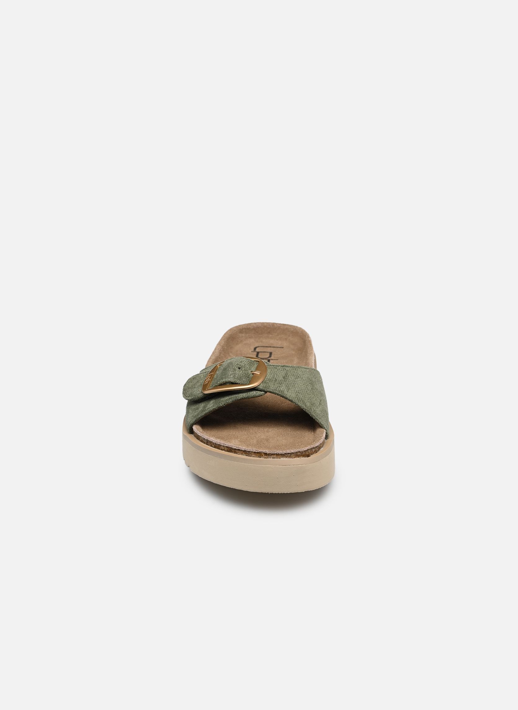 Mules C26N083 femme vert LPB -LES PETITES BOMBES Mules C26N083 femme vert KAKI SUEDINE