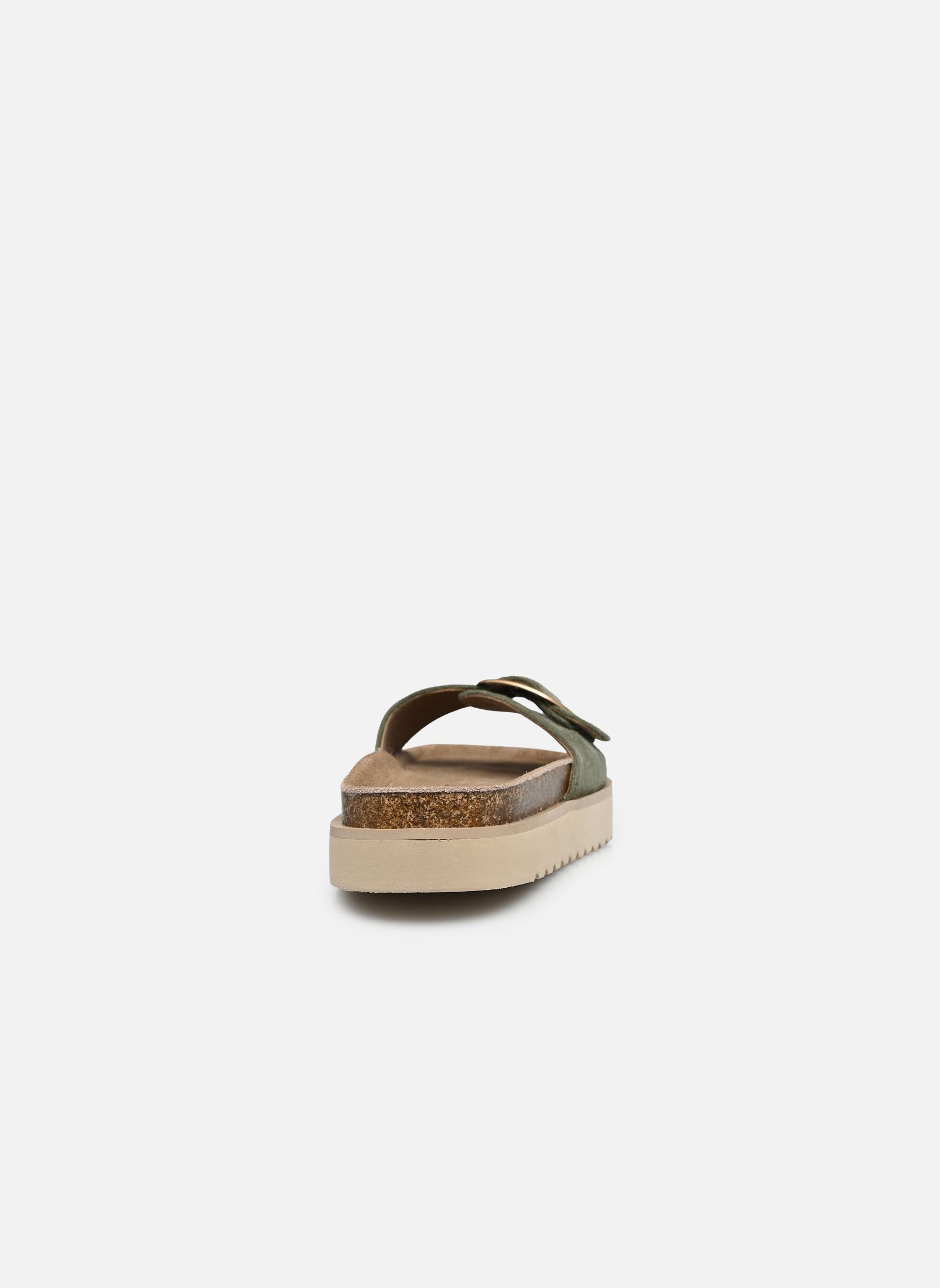 Mules C26N083 femme vert LPB -LES PETITES BOMBES Mules C26N083 femme vert KAKI SUEDINE