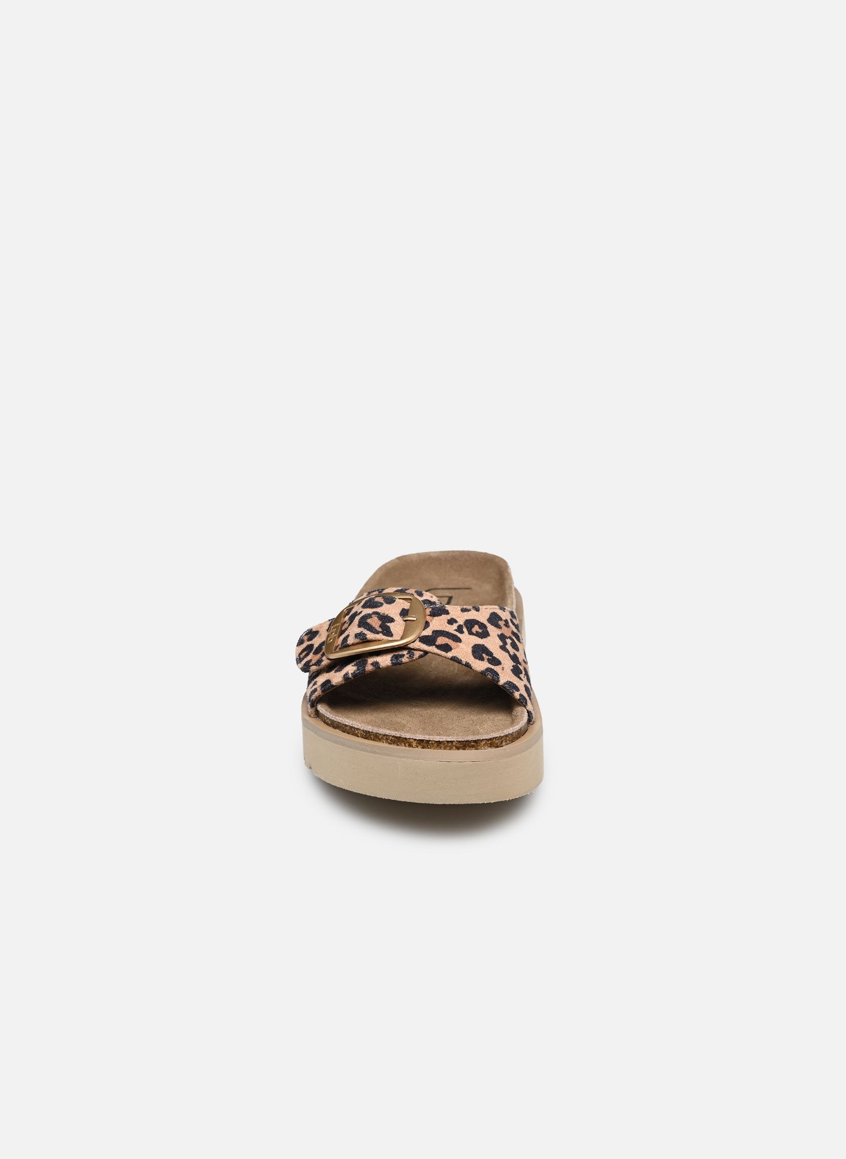 Mules C26N083 femme multicolore LPB -LES PETITES BOMBES Mules C26N083 femme multicolore LEOPARD SUEDINE