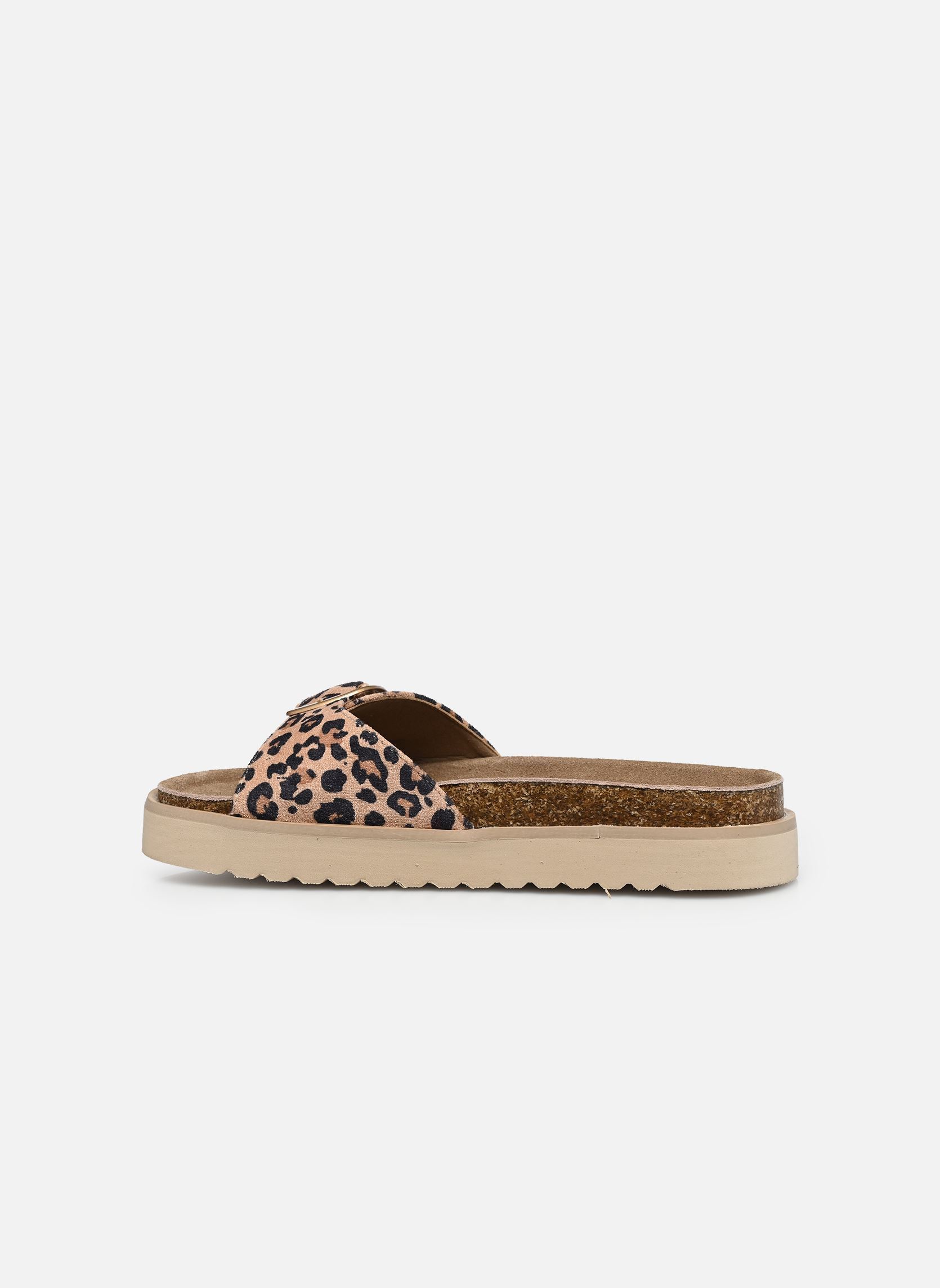 Mules C26N083 femme multicolore LPB -LES PETITES BOMBES Mules C26N083 femme multicolore LEOPARD SUEDINE
