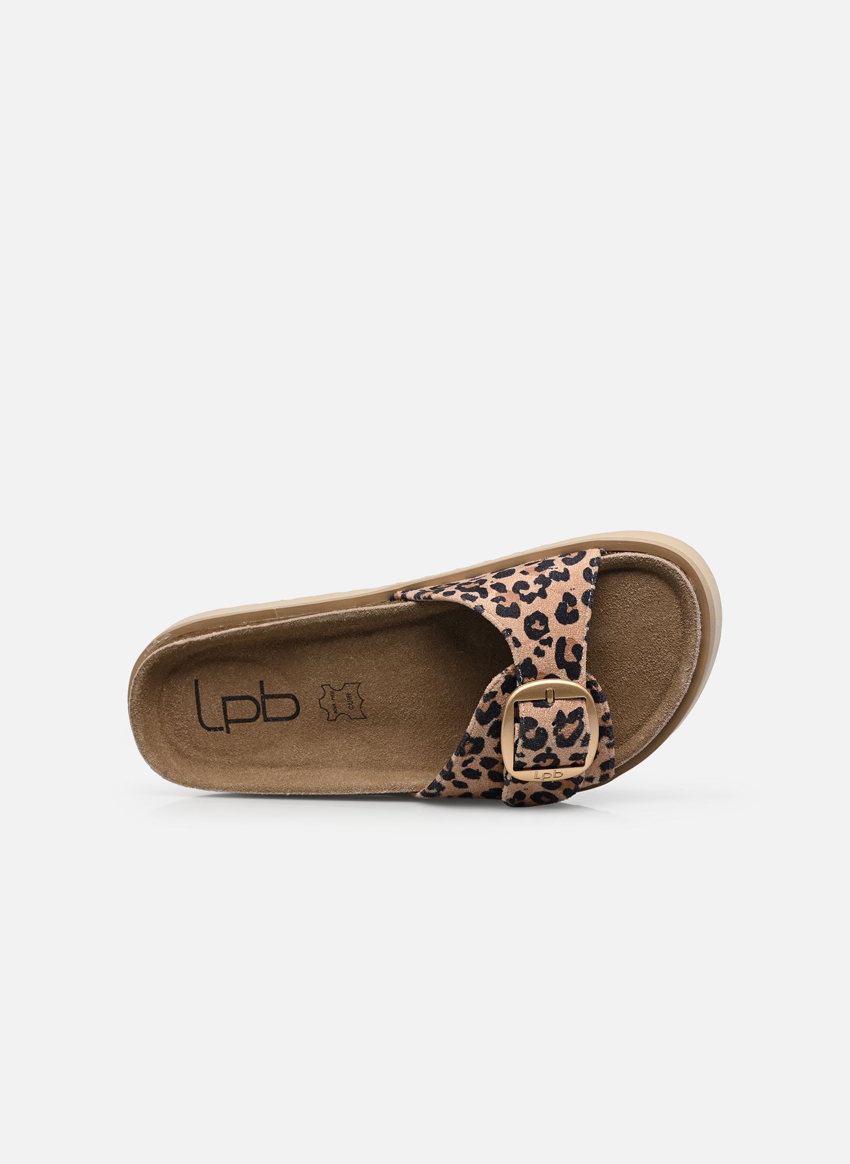 Mules C26N083 femme multicolore LPB -LES PETITES BOMBES Mules C26N083 femme multicolore LEOPARD SUEDINE