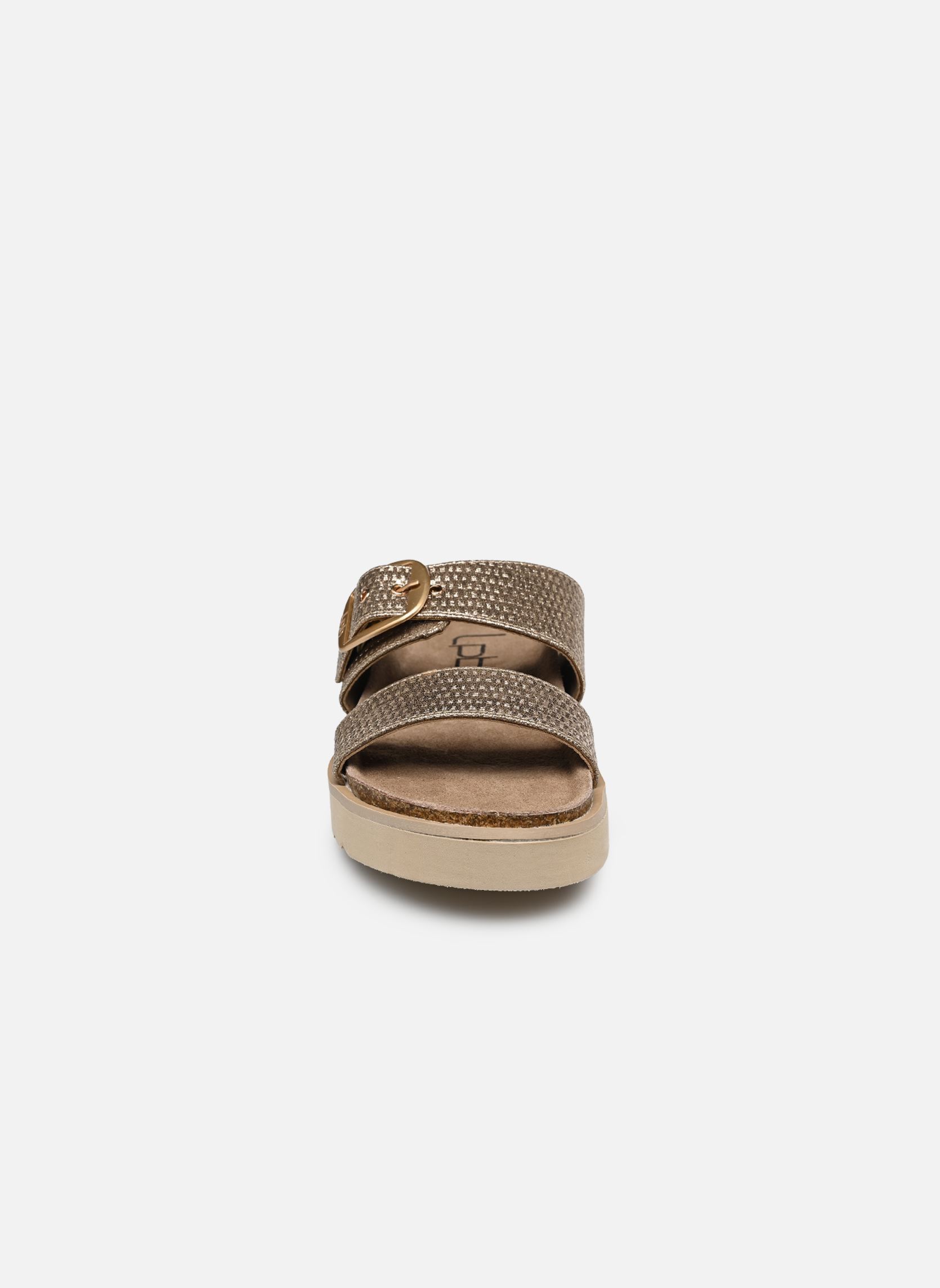 Pantoletten C02N094 damen gold und bronze LPB -LES PETITES BOMBES Pantoletten C02N094 damen gold und bronze Or Metal