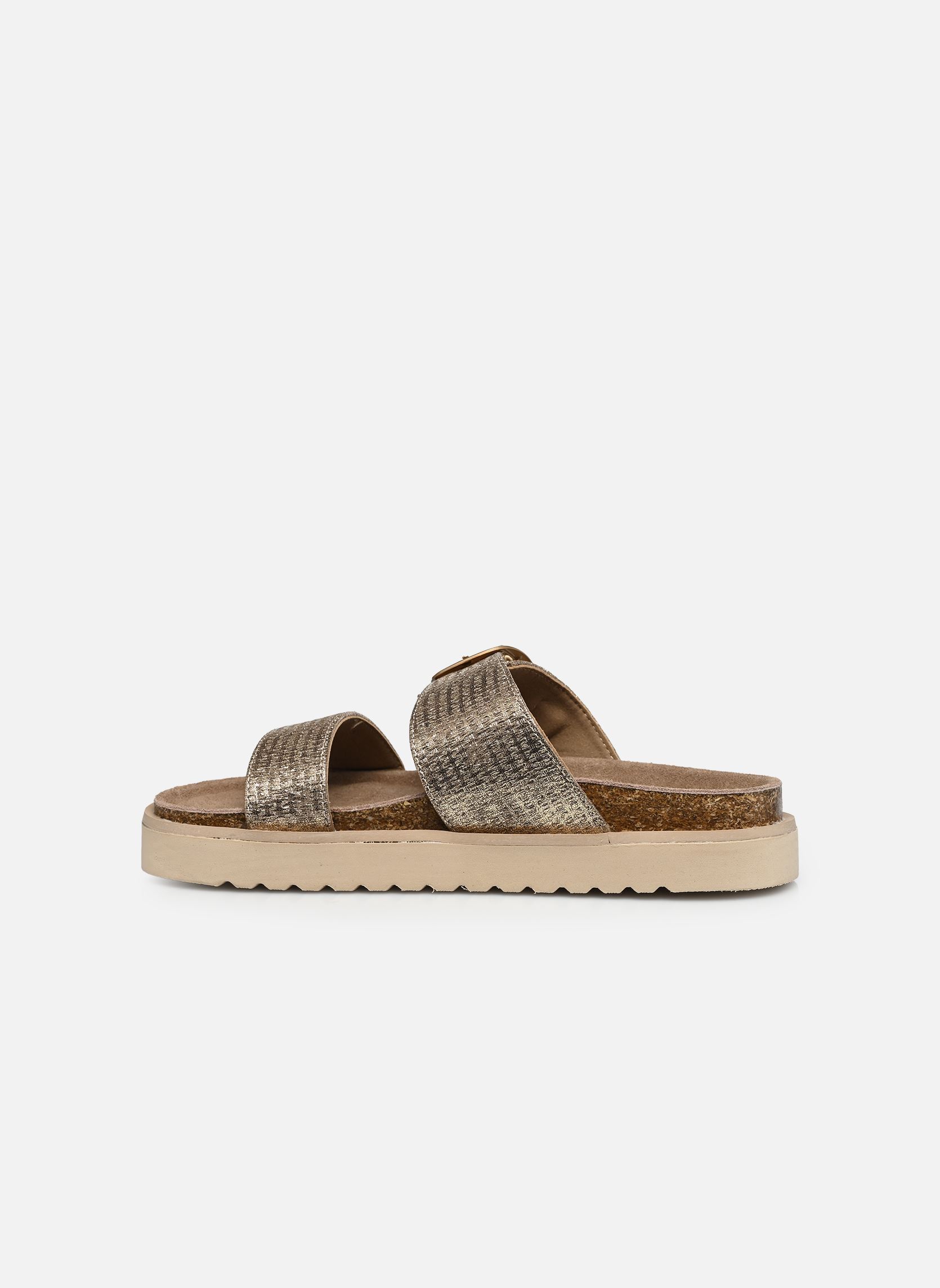 Pantoletten C02N094 damen gold und bronze LPB -LES PETITES BOMBES Pantoletten C02N094 damen gold und bronze Or Metal