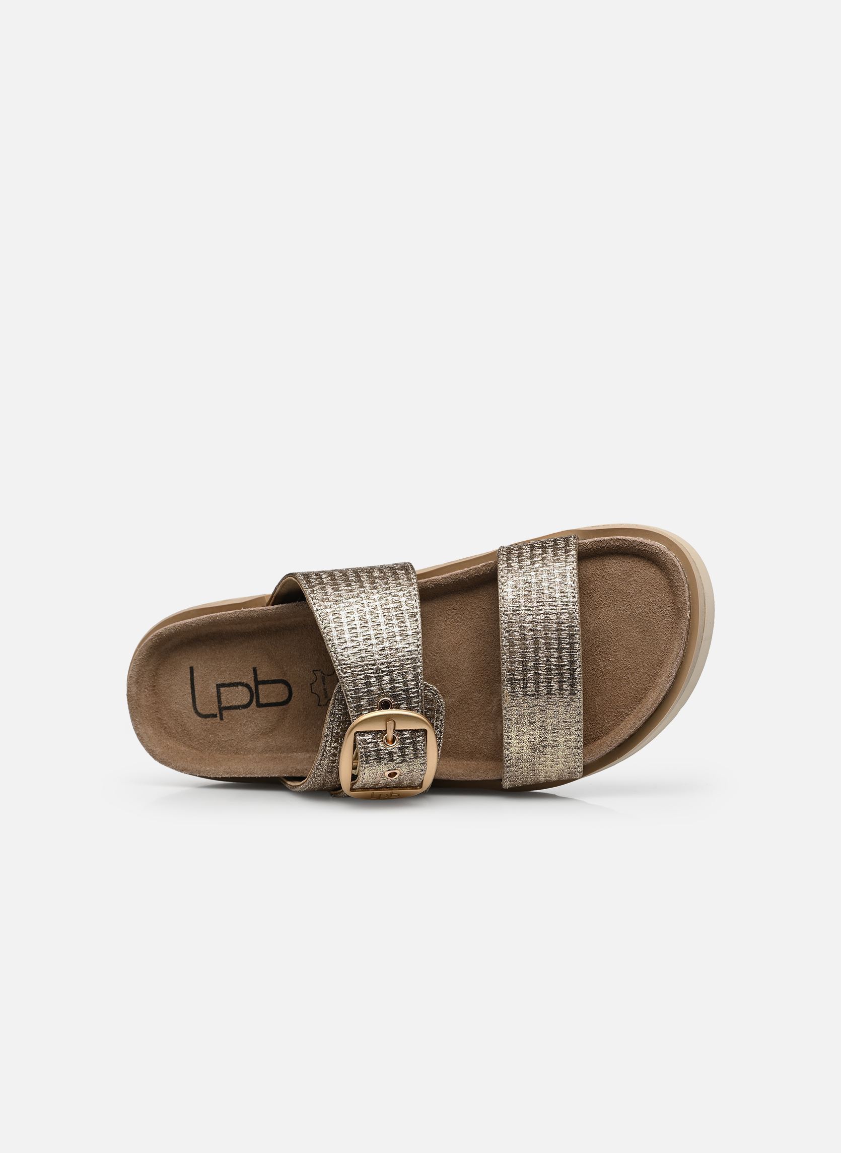Pantoletten C02N094 damen gold und bronze LPB -LES PETITES BOMBES Pantoletten C02N094 damen gold und bronze Or Metal