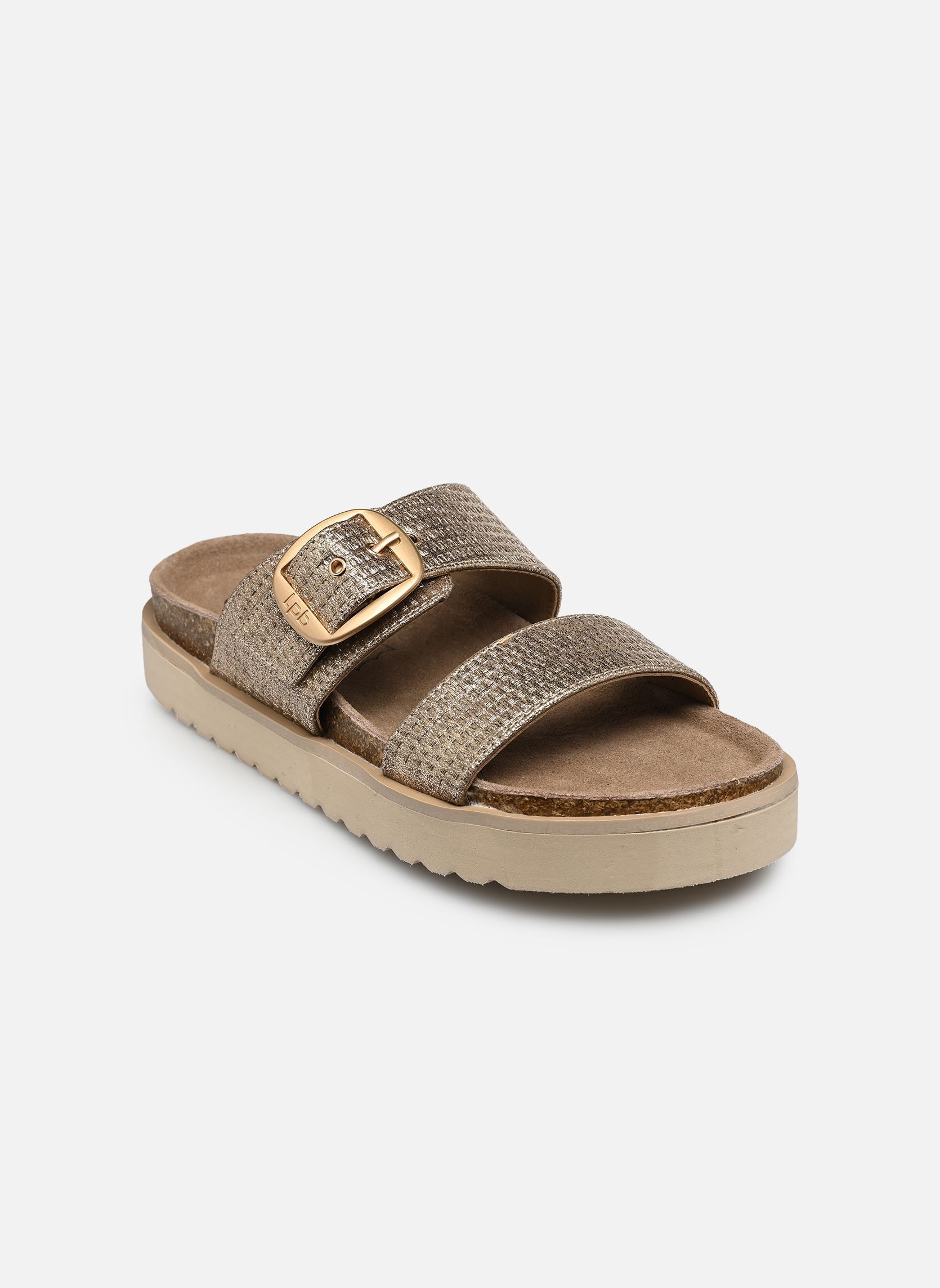 Pantoletten C02N094 damen gold und bronze LPB -LES PETITES BOMBES Pantoletten C02N094 damen gold und bronze Or Metal