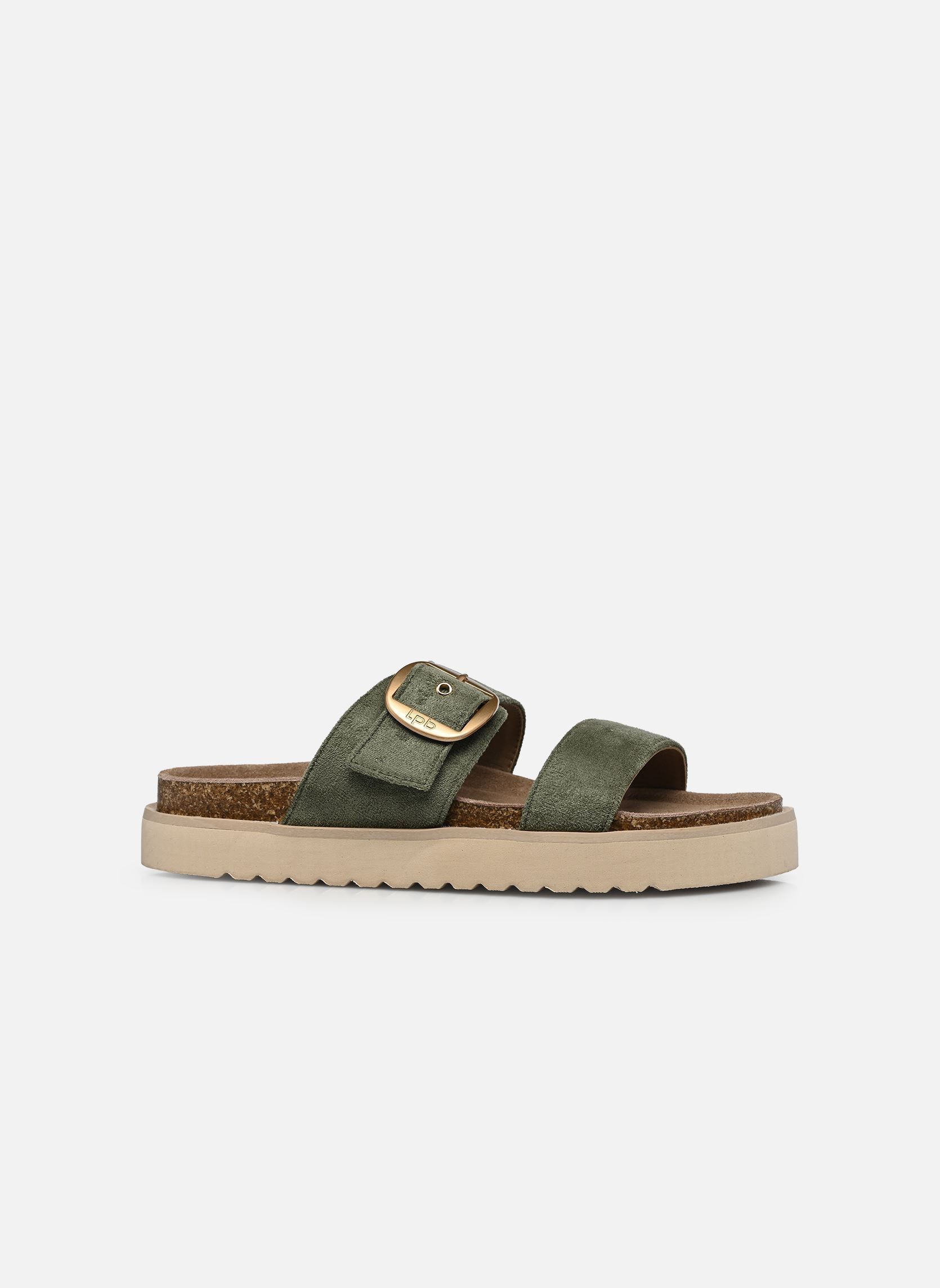Mules C26N094 femme vert LPB -LES PETITES BOMBES Mules C26N094 femme vert KAKI SUEDINE