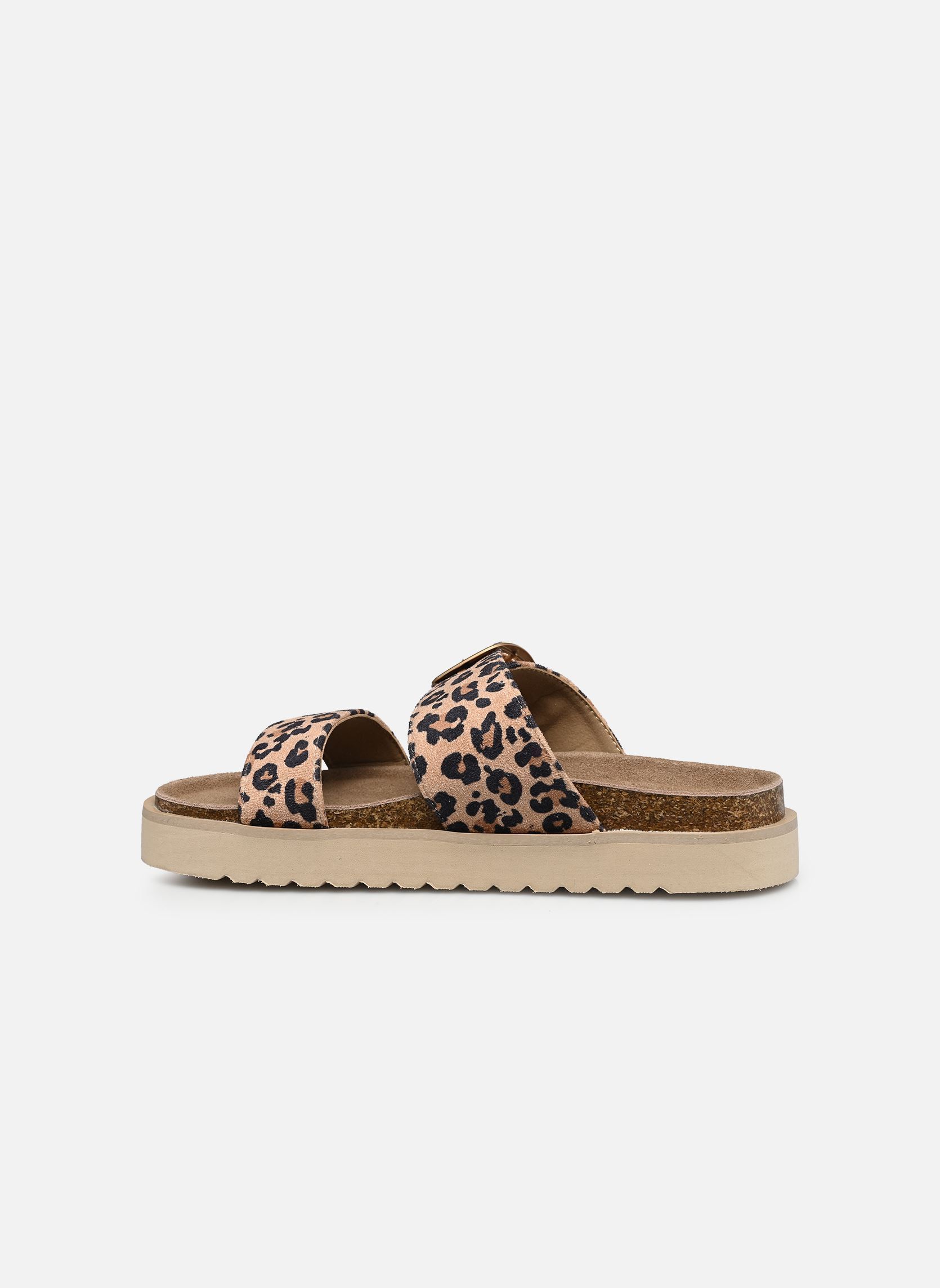 Pantoletten C26N094 damen mehrfarbig LPB -LES PETITES BOMBES Pantoletten C26N094 damen mehrfarbig LEOPARD SUEDINE