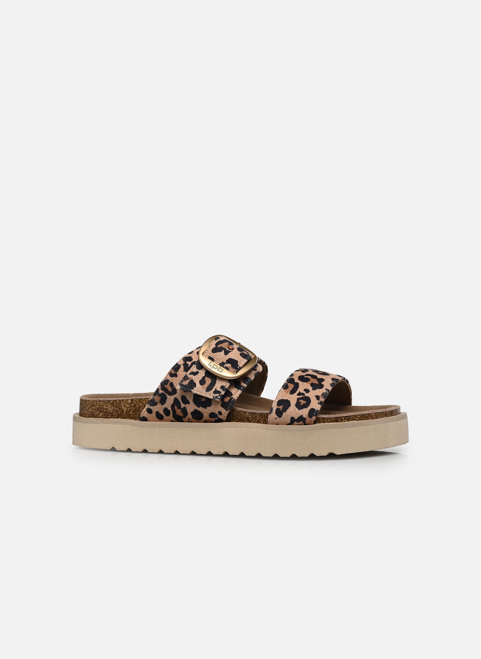 Pantoletten C26N094 damen mehrfarbig LPB -LES PETITES BOMBES Pantoletten C26N094 damen mehrfarbig LEOPARD SUEDINE