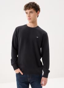 Sweatshirts Reg Shield C-Neck Sweat heren zwart