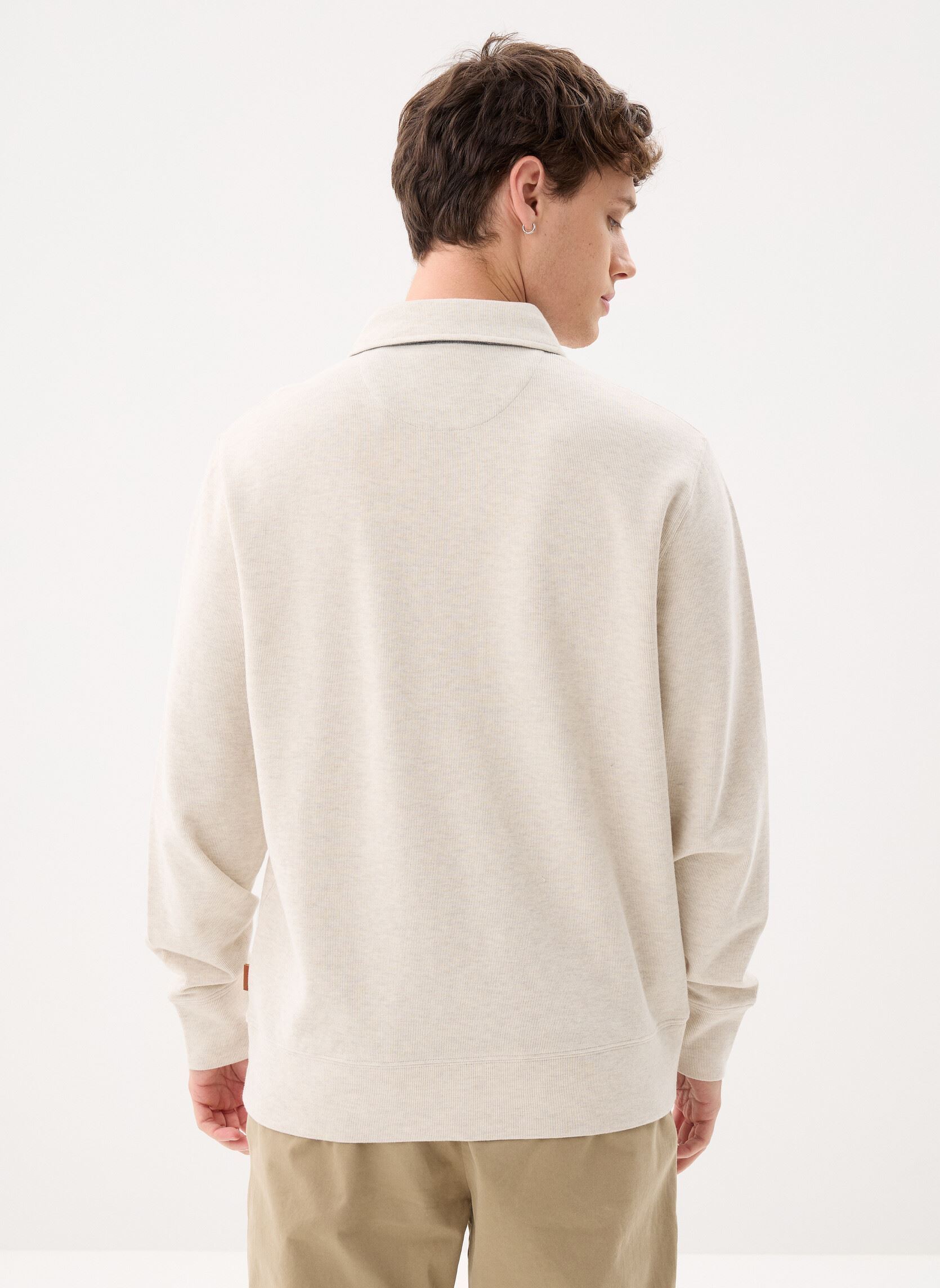 Polos manches courtes Light Sacker Rib Ls Polo homme beige GANT Polos manches courtes Light Sacker Rib Ls Polo homme beige SEED MELANGE