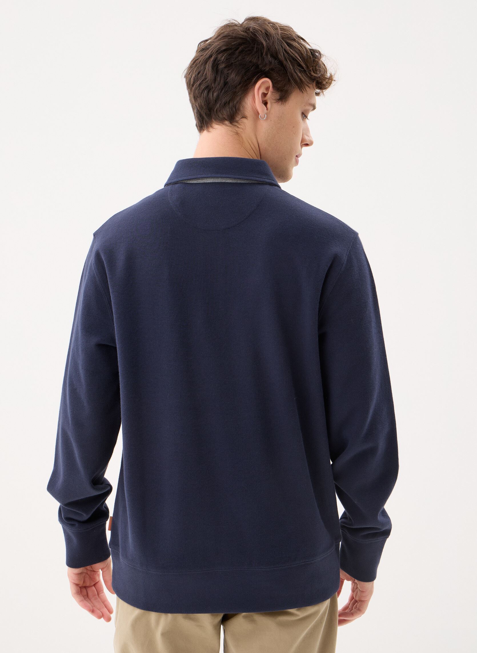 Korte mouwen polo's Light Sacker Rib Ls Polo heren blauw GANT Korte mouwen polo's Light Sacker Rib Ls Polo heren blauw EVENING BLUE