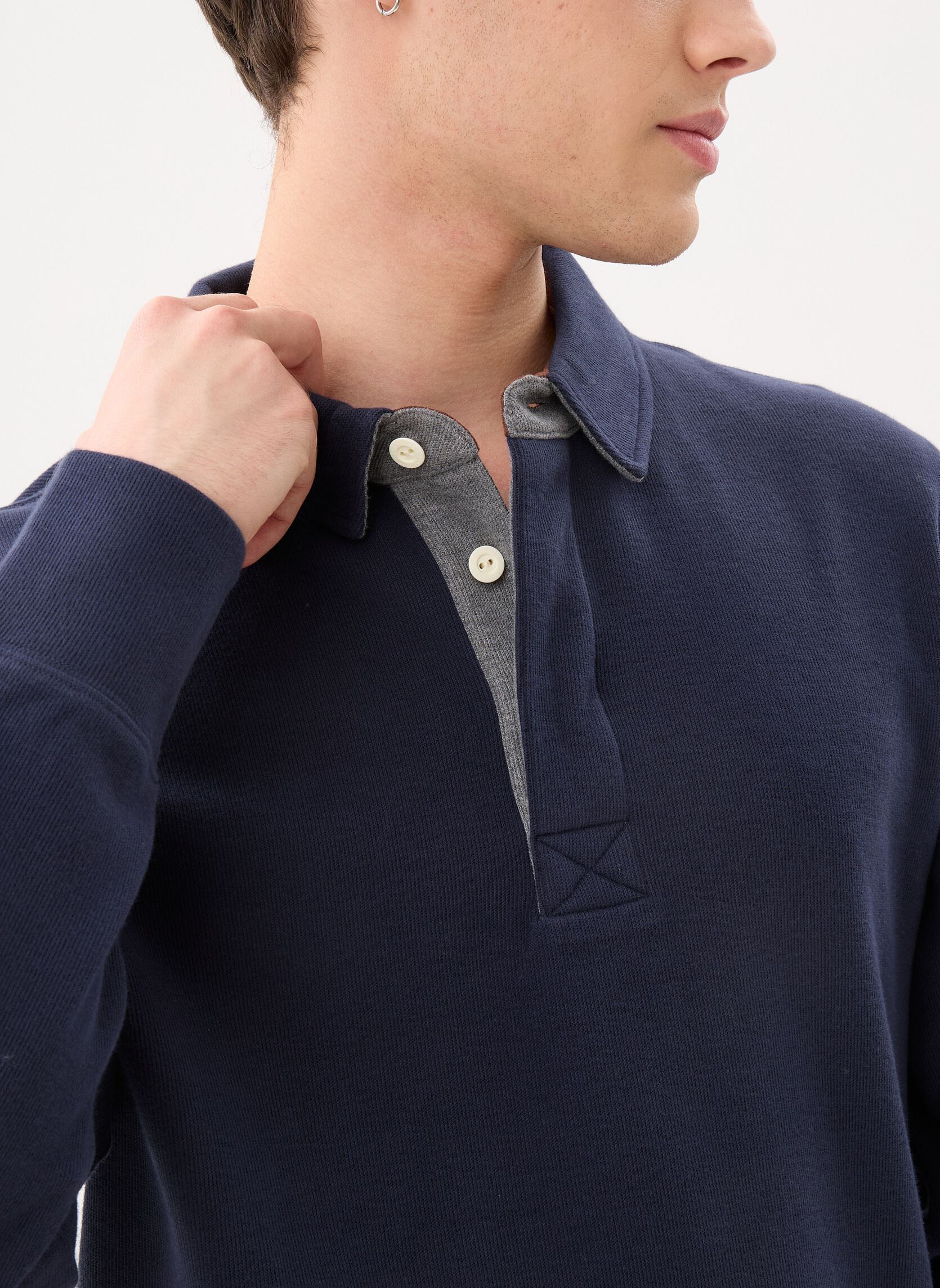 Korte mouwen polo's Light Sacker Rib Ls Polo heren blauw GANT Korte mouwen polo's Light Sacker Rib Ls Polo heren blauw EVENING BLUE