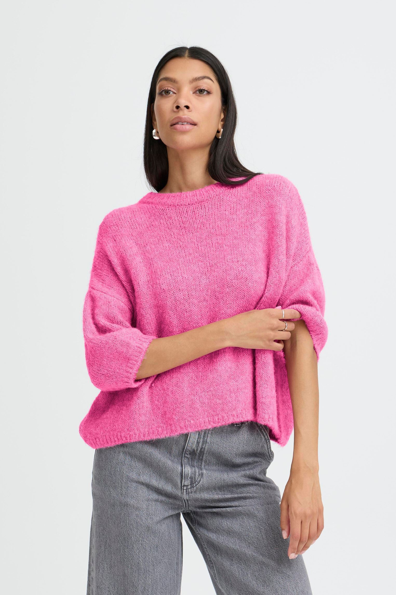 Pulls Byotia Jumper femme rose B-Young Pulls Byotia Jumper femme rose Phlox Pink