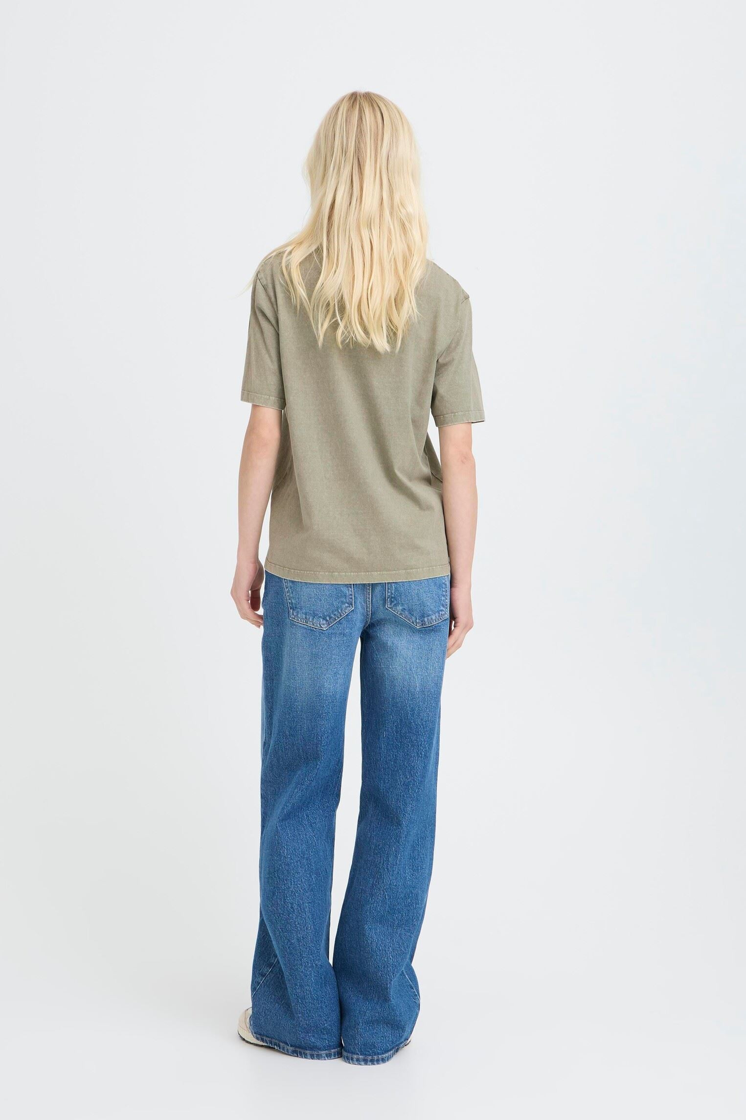 Kurzarm-T-Shirts Bysolko Tshirt 3 damen grün B-Young Kurzarm-T-Shirts Bysolko Tshirt 3 damen grün Vetiver