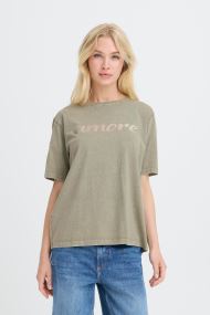 Kurzarm-T-Shirts Bysolko Tshirt 3 damen grau