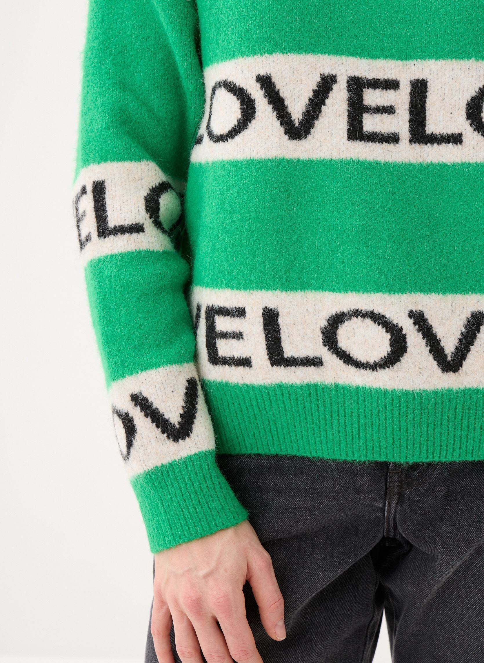 Pullover Byomea Love Jumper damen grün B-Young Pullover Byomea Love Jumper damen grün Leprechaun Love