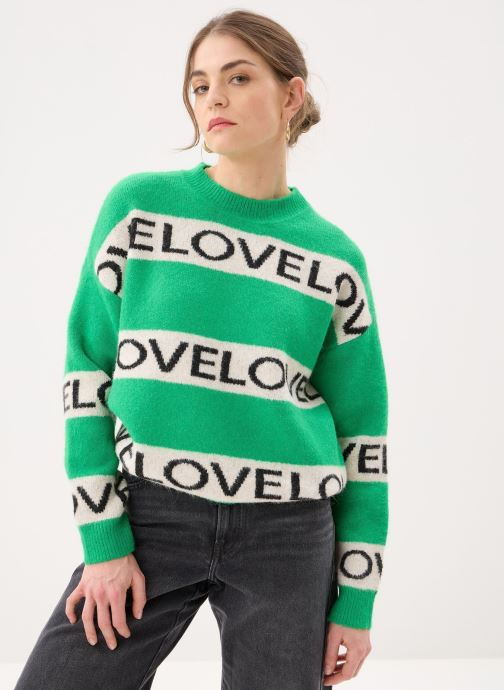 B-Young Pulls Byomea Love Jumper femme vert
