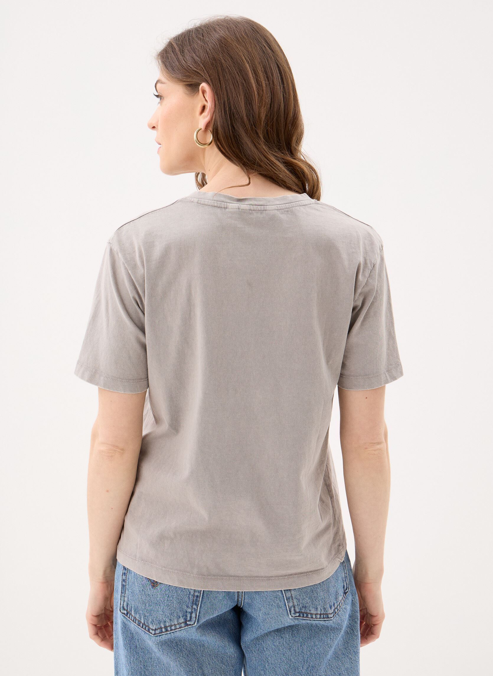 Kurzarm-T-Shirts Bysolko Tshirt 5 damen grau B-Young Kurzarm-T-Shirts Bysolko Tshirt 5 damen grau GRAY FLANNEL