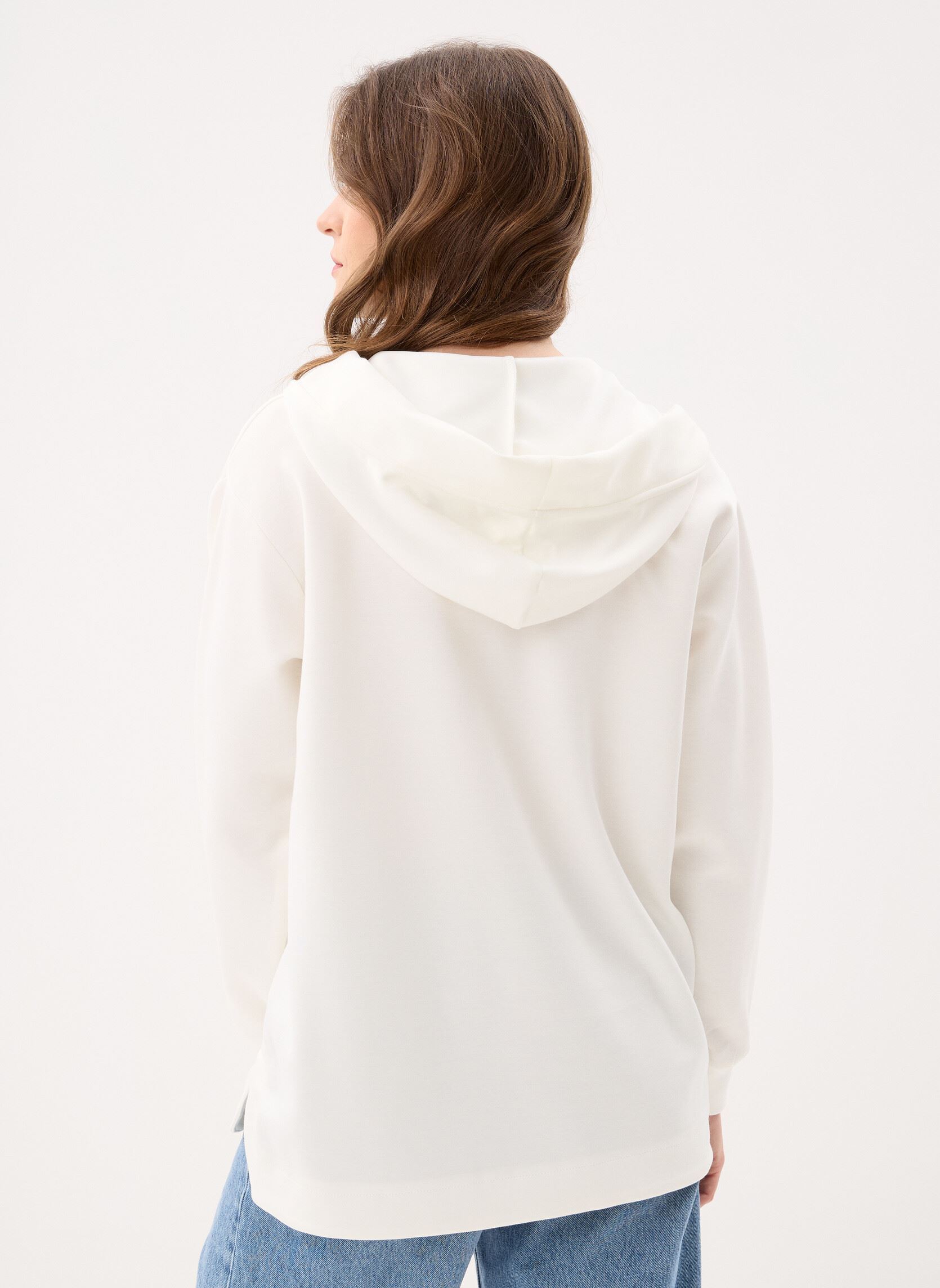 Kapuzenpullover Bypusti Hoodie 2 damen weiß B-Young Kapuzenpullover Bypusti Hoodie 2 damen weiß Marshmallow