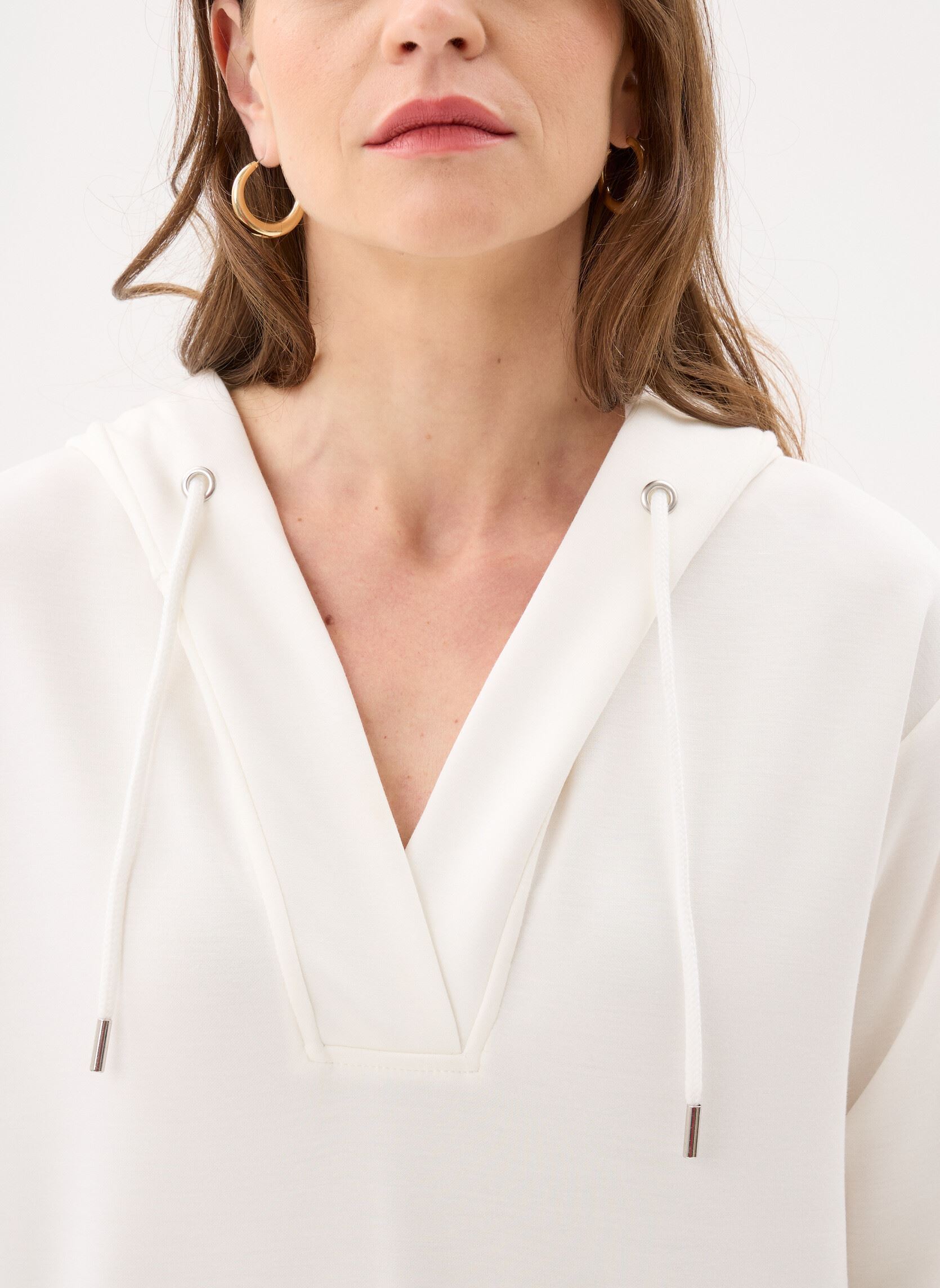 Kapuzenpullover Bypusti Hoodie 2 damen weiß B-Young Kapuzenpullover Bypusti Hoodie 2 damen weiß Marshmallow