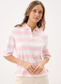 Polos manches courtes Bypelda Ss Polo femme rose