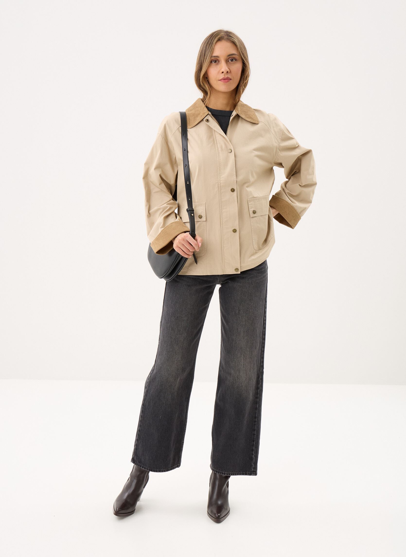 Parkas Bybetanni Jacket femme beige B-Young Parkas Bybetanni Jacket femme beige Humus