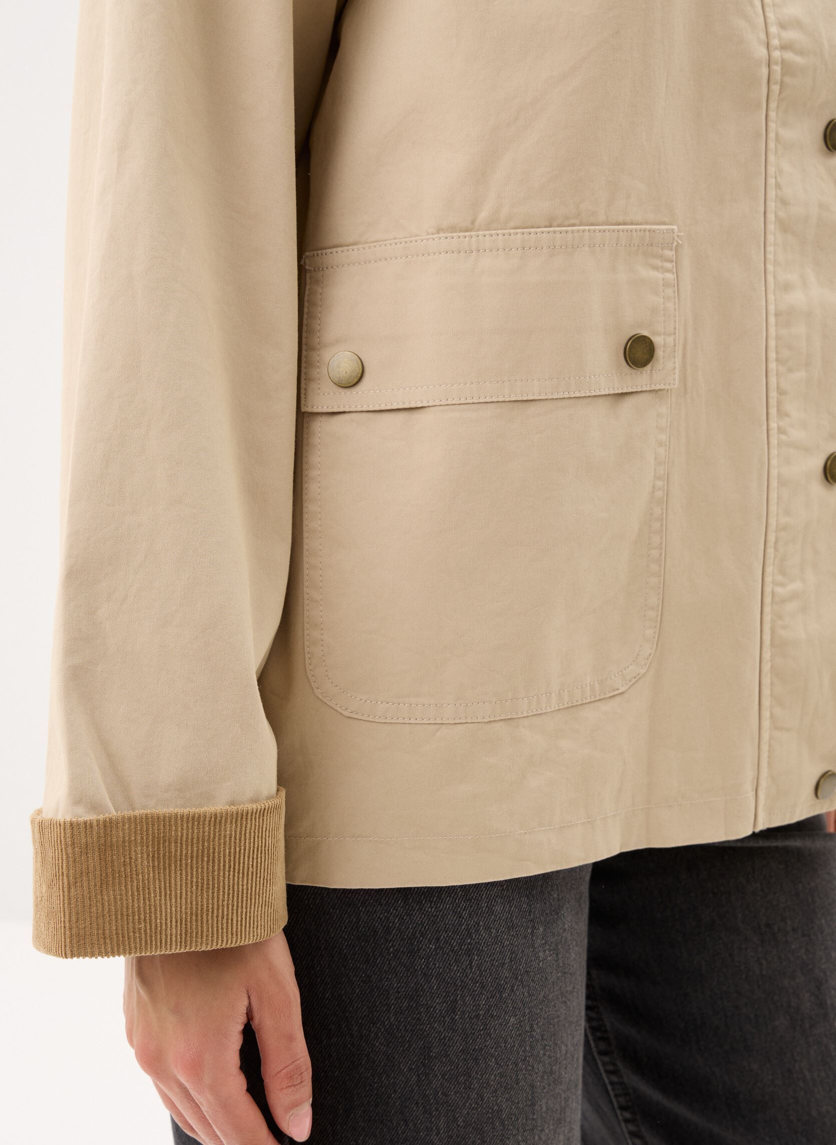Parkas Bybetanni Jacket femme beige B-Young Parkas Bybetanni Jacket femme beige Humus
