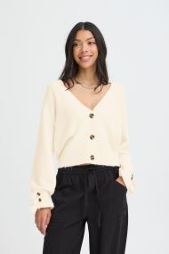 Vesten Byomea Frill Cardigan dames beige
