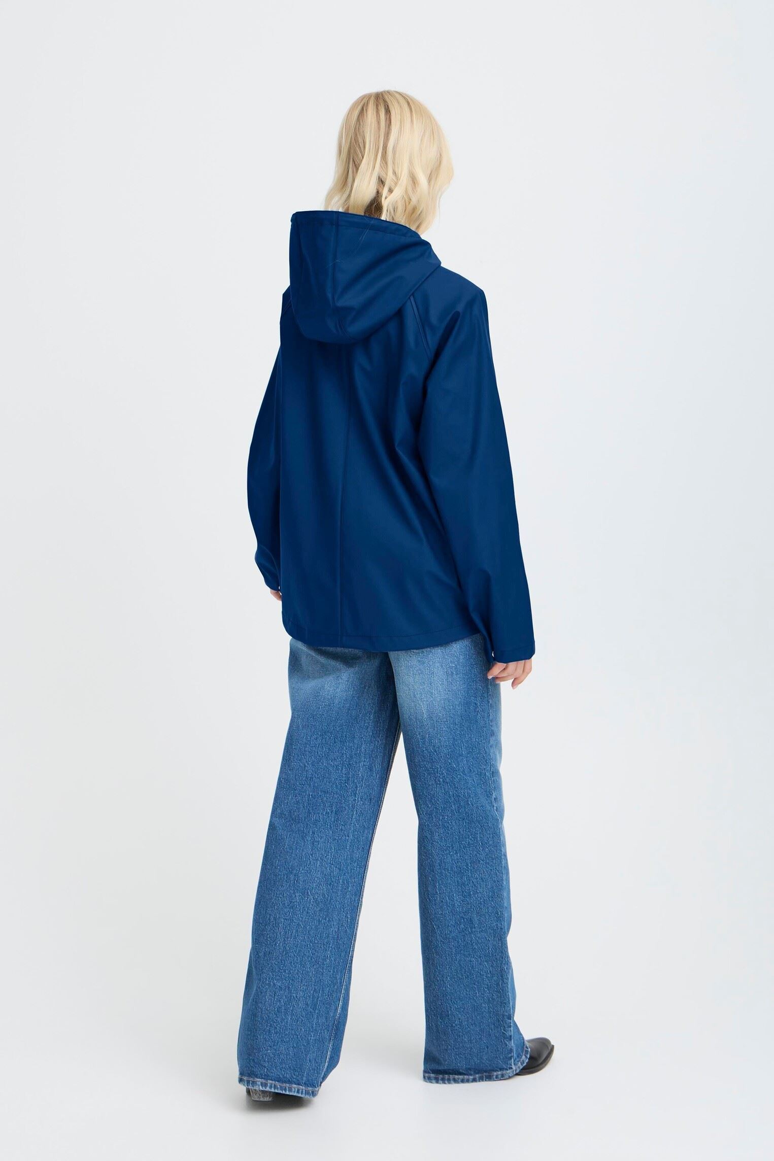 Regenjassen Byavan Jacket 9 dames blauw B-Young Regenjassen Byavan Jacket 9 dames blauw Medieval Blue