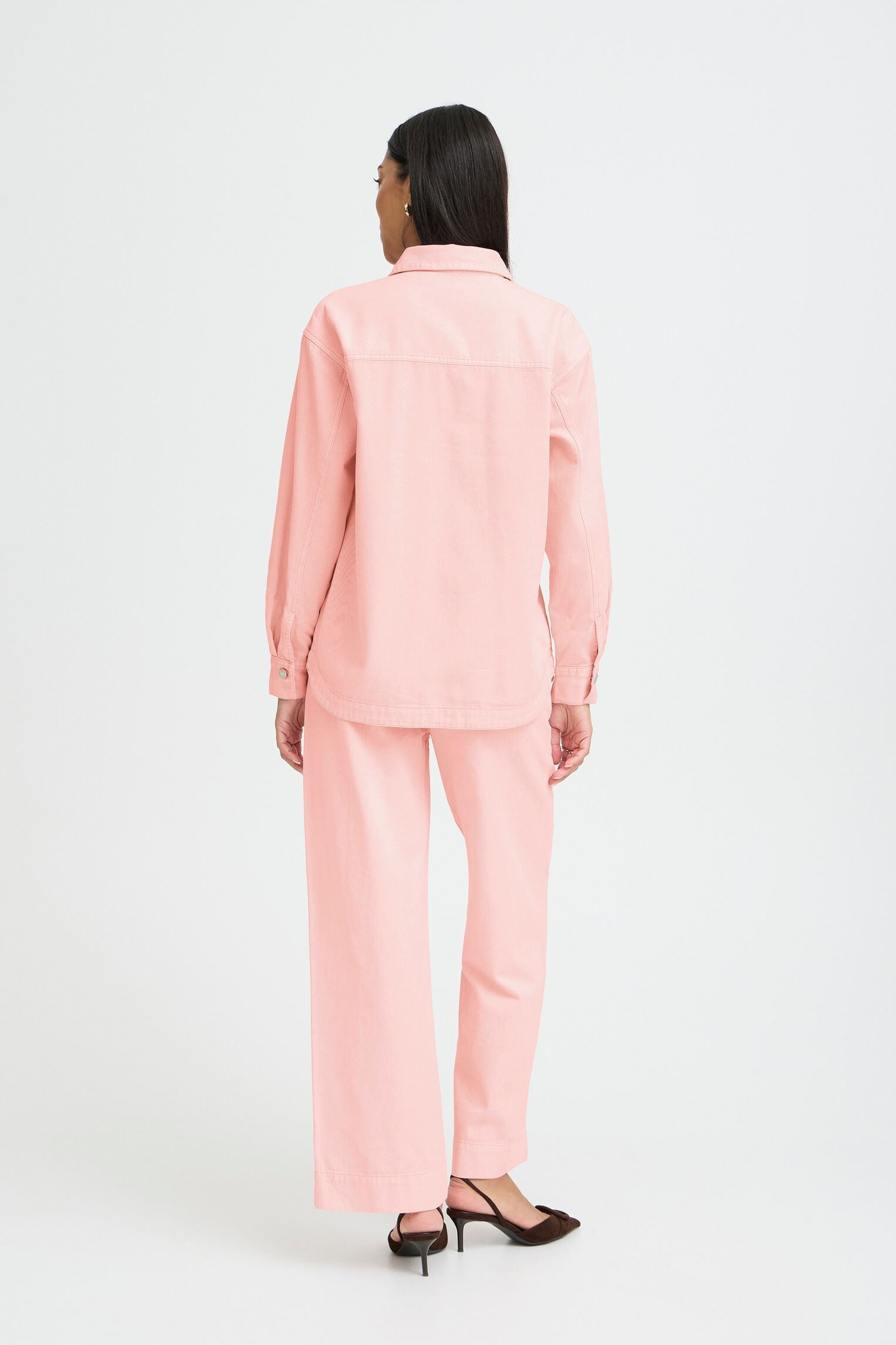 Langarm-Hemden Bykainno Shirt damen rosa B-Young Langarm-Hemden Bykainno Shirt damen rosa Parfait Pink