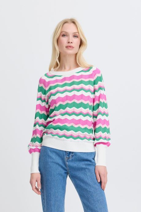 B-Young Pulls Bymmorla Long Cuff Zig Zag femme multicolore