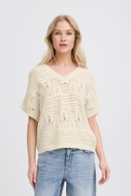 Pullover Bynero V Pullover damen weiß