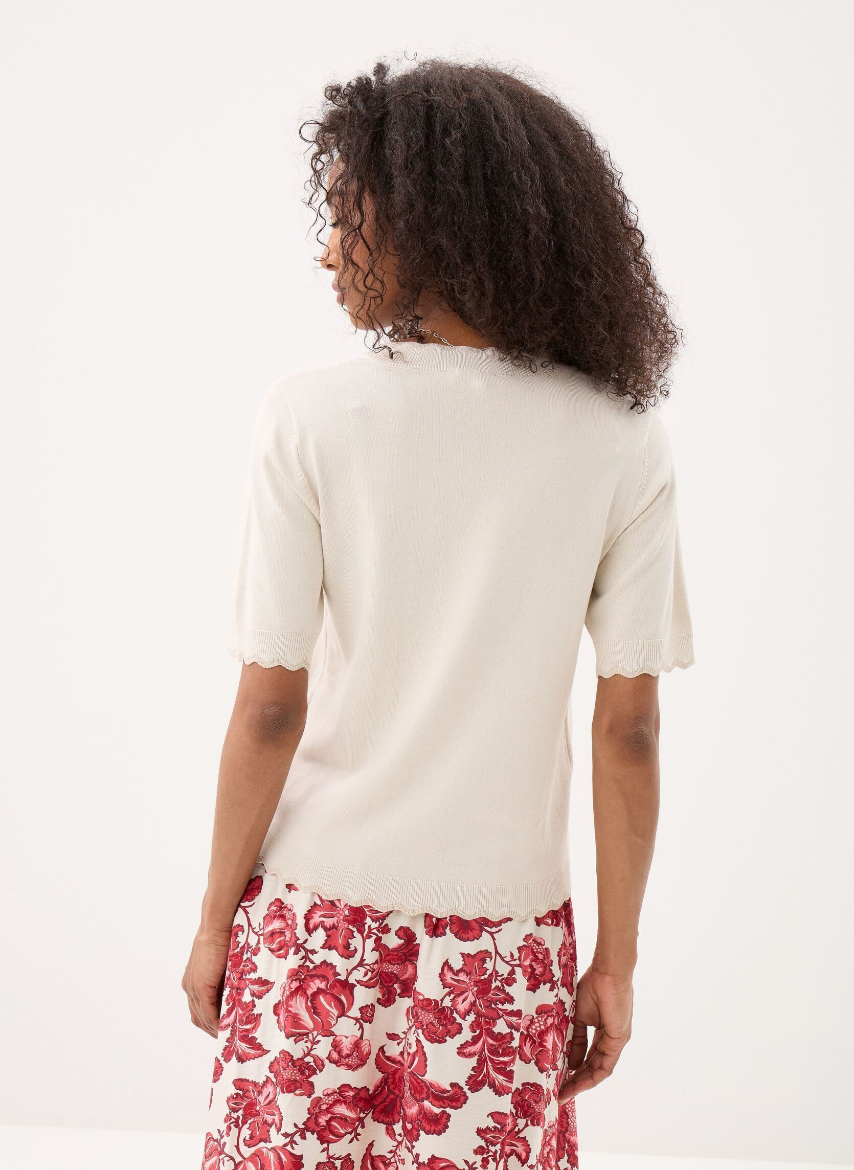 Pullover Bymobbe Ss Jumper damen beige B-Young Pullover Bymobbe Ss Jumper damen beige Rainy day