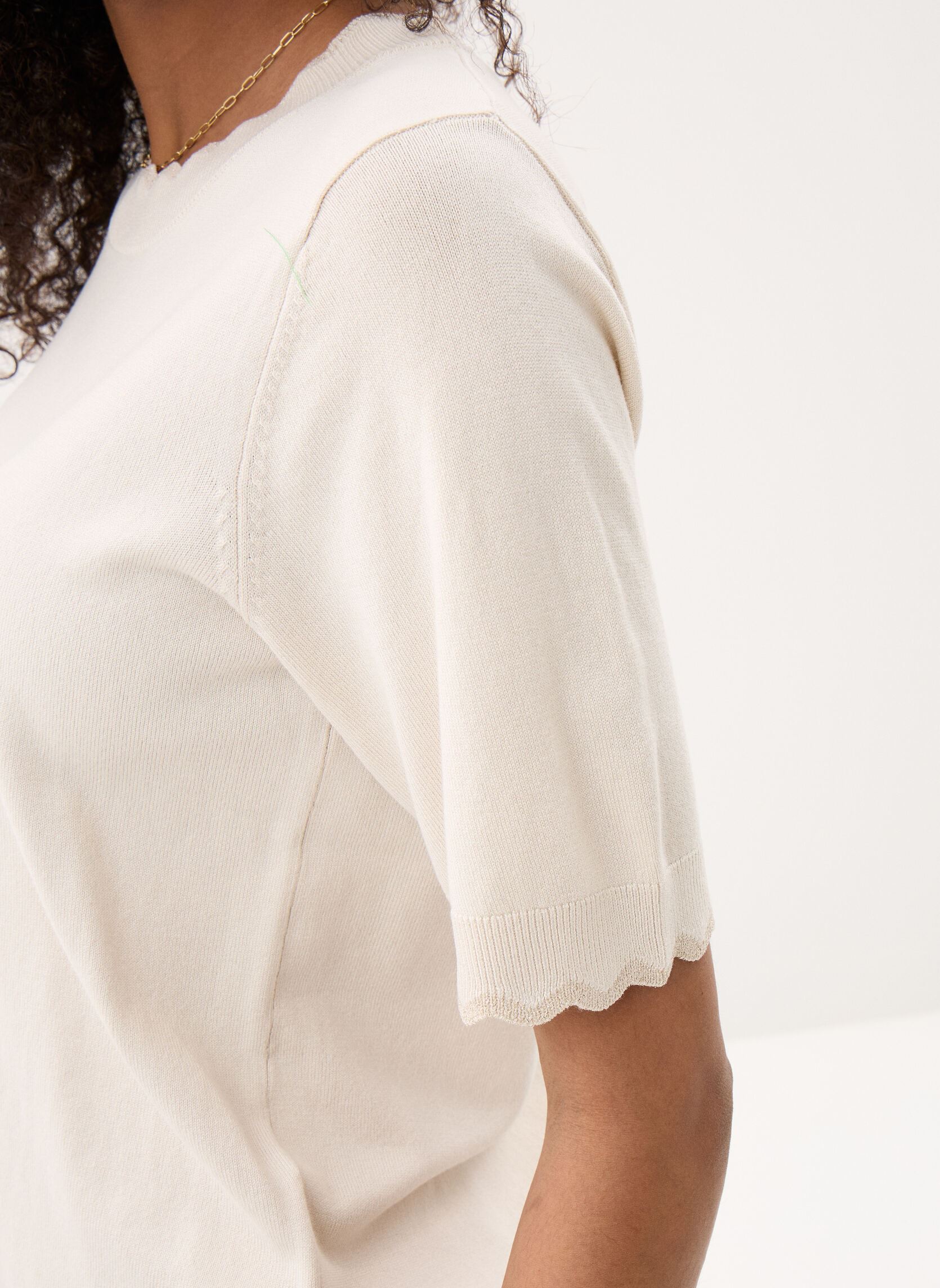Pullover Bymobbe Ss Jumper damen beige B-Young Pullover Bymobbe Ss Jumper damen beige Rainy day