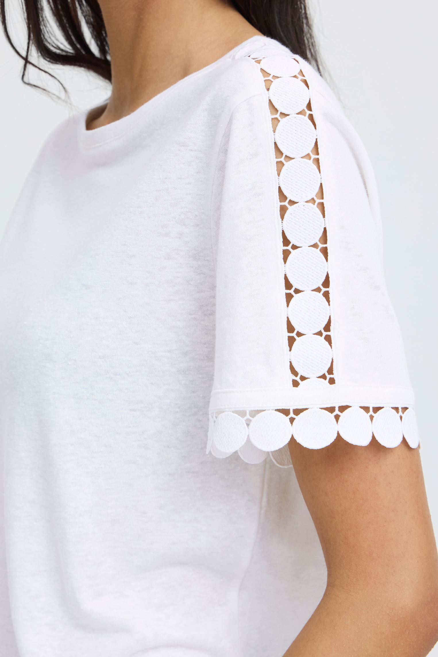 Tee-shirts Bysolta Tshirt femme blanc B-Young Tee-shirts Bysolta Tshirt femme blanc Marshmallow