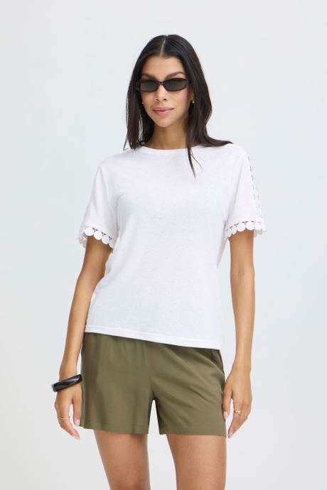 B-Young Tee-shirts Bysolta Tshirt femme blanc