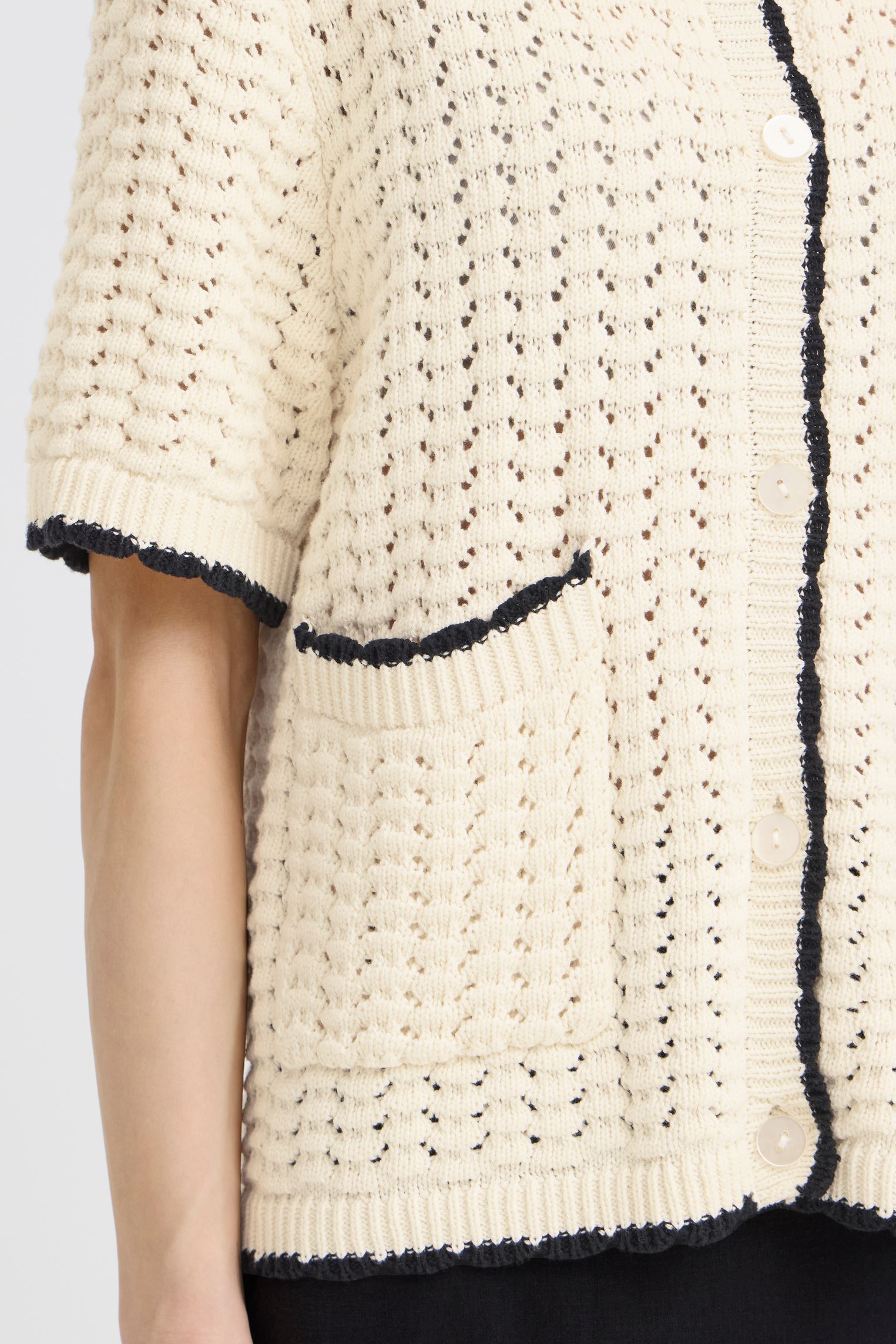 Gilets Bymuno Cardigan femme blanc B-Young Gilets Bymuno Cardigan femme blanc Birch