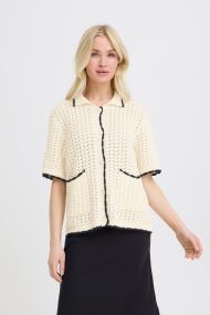 Gilets Bymuno Cardigan femme blanc B-Young Gilets Bymuno Cardigan femme blanc Birch