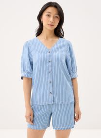 Chemises Bykosmo V Ss Shirt femme bleu