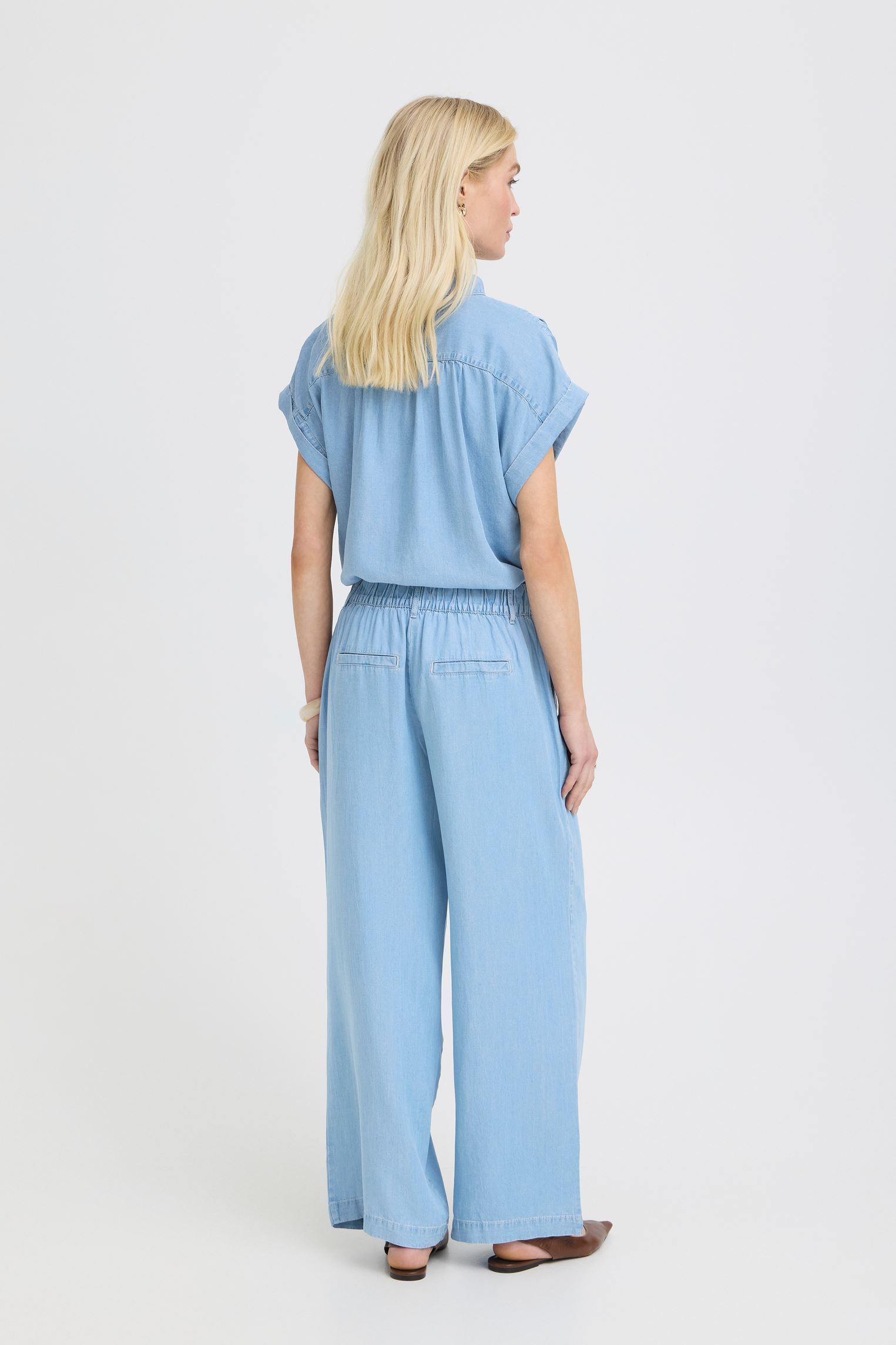 Wijde jeans / Flared Jeans Bykosmo Wide Pants 3 dames blauw B-Young Wijde jeans / Flared Jeans Bykosmo Wide Pants 3 dames blauw Ligth Blue Denim