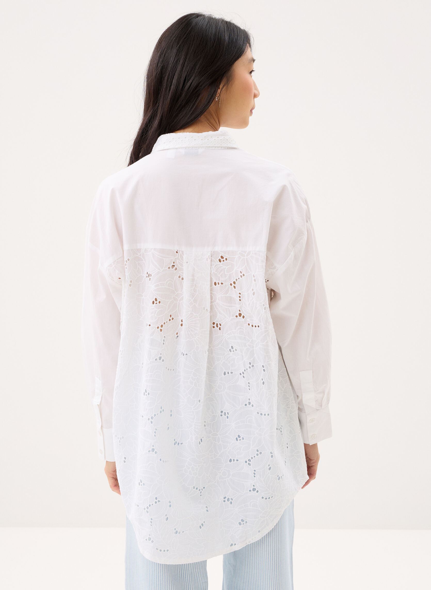 Hemden Byjessel Long Shirt dames wit B-Young Hemden Byjessel Long Shirt dames wit MARSHMALLOW