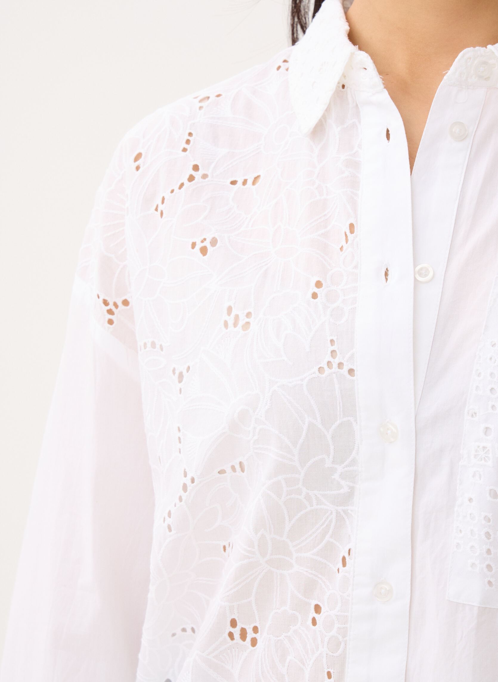Hemden Byjessel Long Shirt dames wit B-Young Hemden Byjessel Long Shirt dames wit MARSHMALLOW