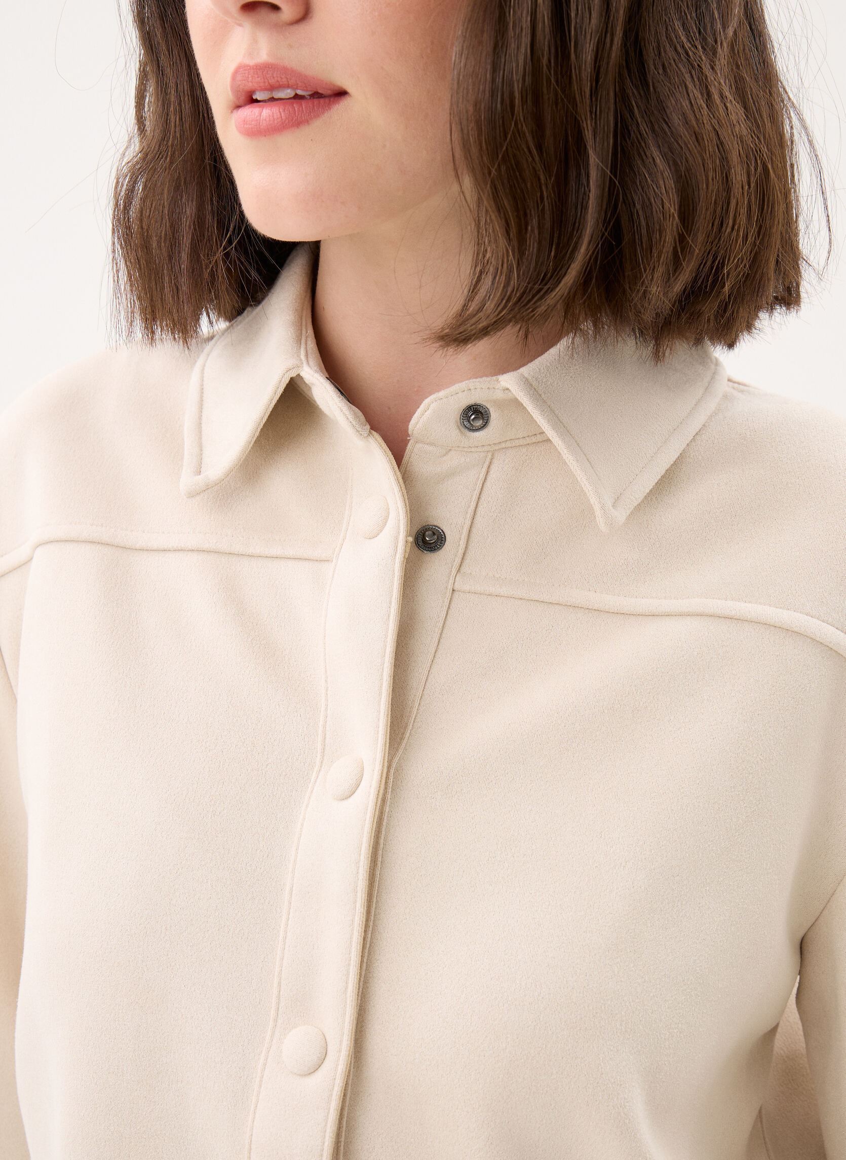 Hemden Bytomira Laser Shirt damen beige B-Young Hemden Bytomira Laser Shirt damen beige RAINY DAY
