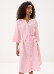 Kleider Byime Shirt Dress damen rosa B-Young Kleider Byime Shirt Dress damen rosa Raspberry Rose Stripe