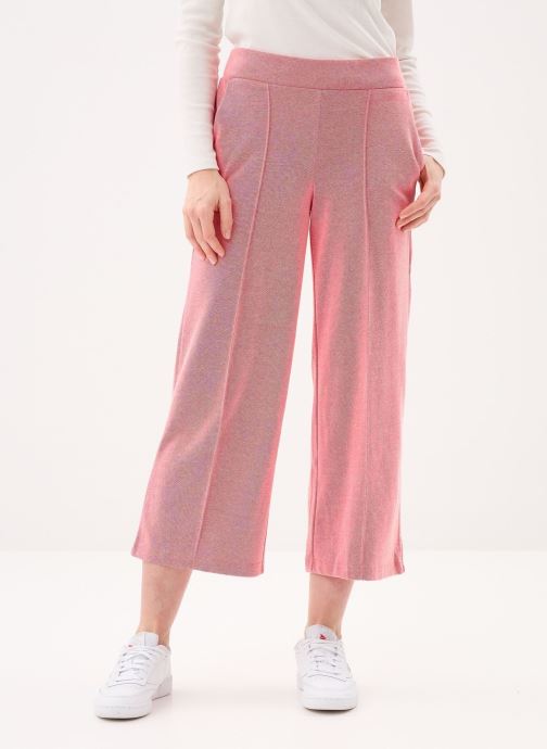 Ichi Straight Leg Hosen Ihkate Pique Pa2 damen rosa