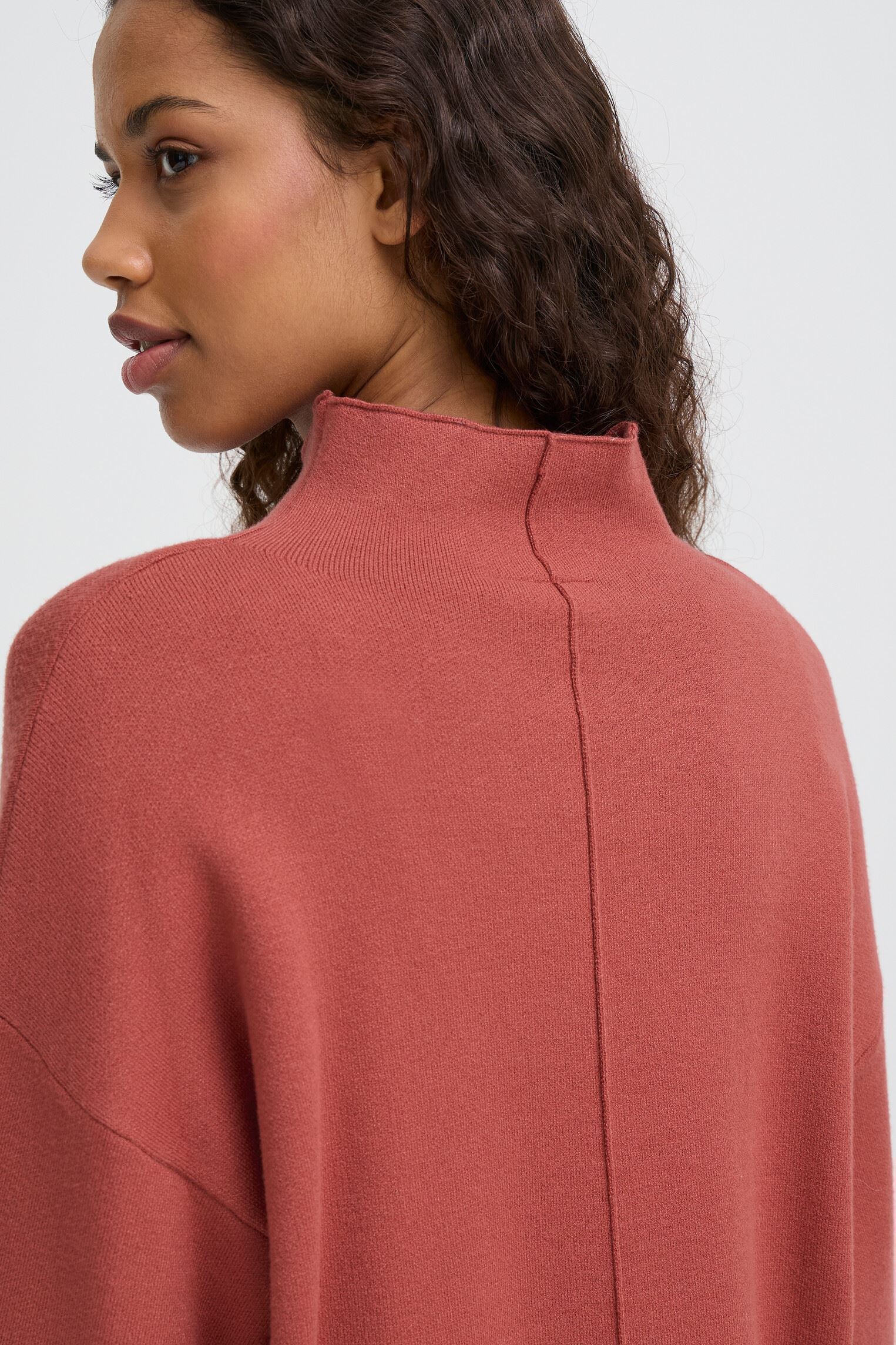 Pulls Ihballia Ls3 femme orange Ichi Pulls Ihballia Ls3 femme orange Cowhide