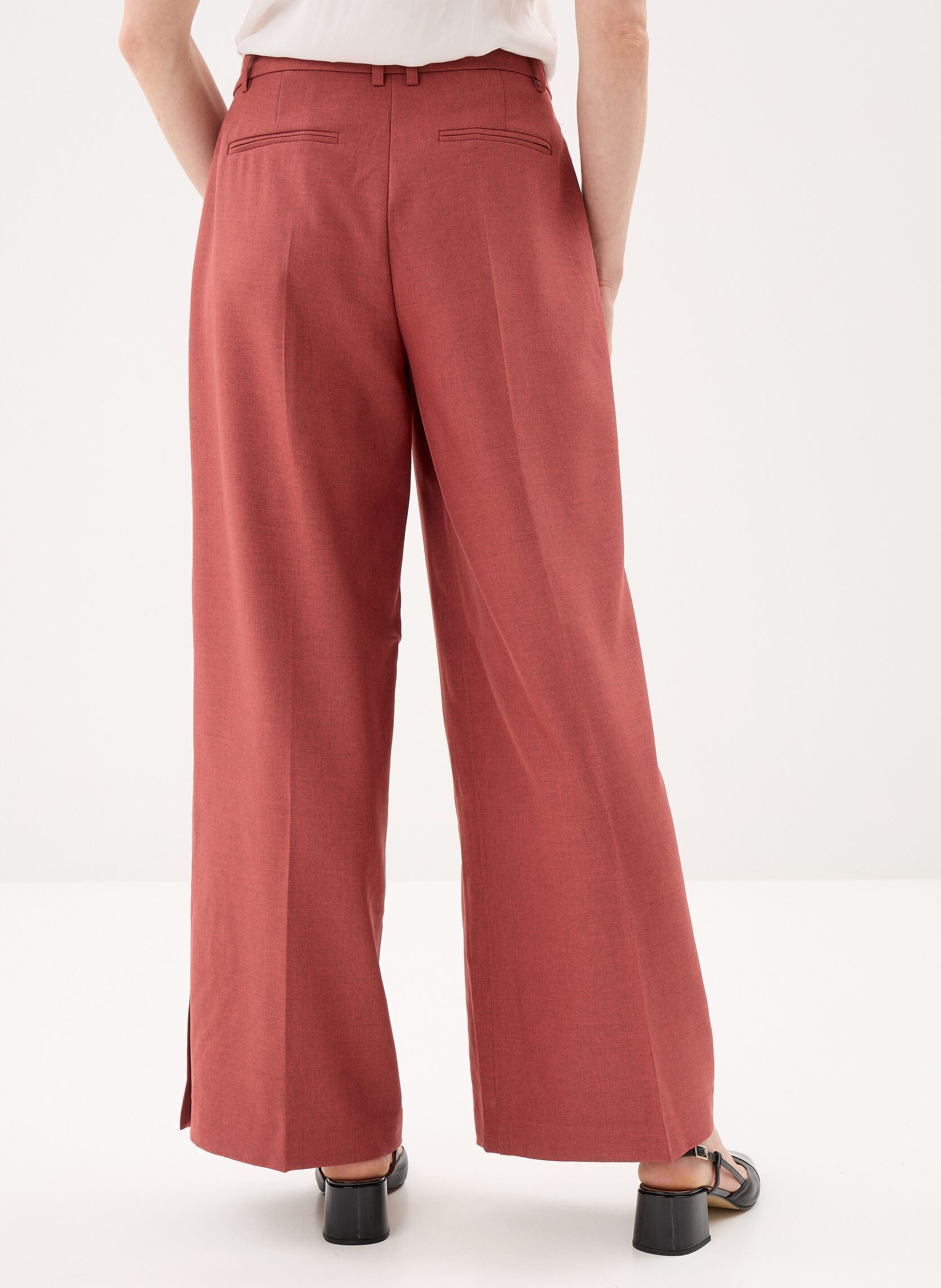 Pantalons larges Lexi Pa12 femme orange Ichi Pantalons larges Lexi Pa12 femme orange Cowhide Melange