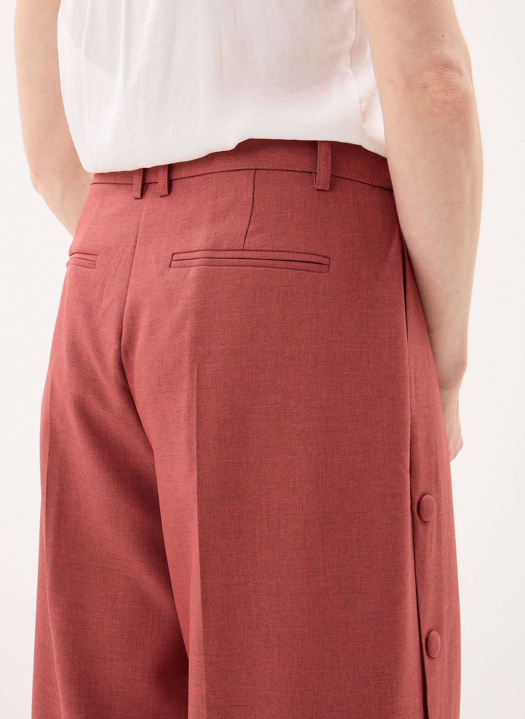 Pantalons larges Lexi Pa12 femme orange Ichi Pantalons larges Lexi Pa12 femme orange Cowhide Melange