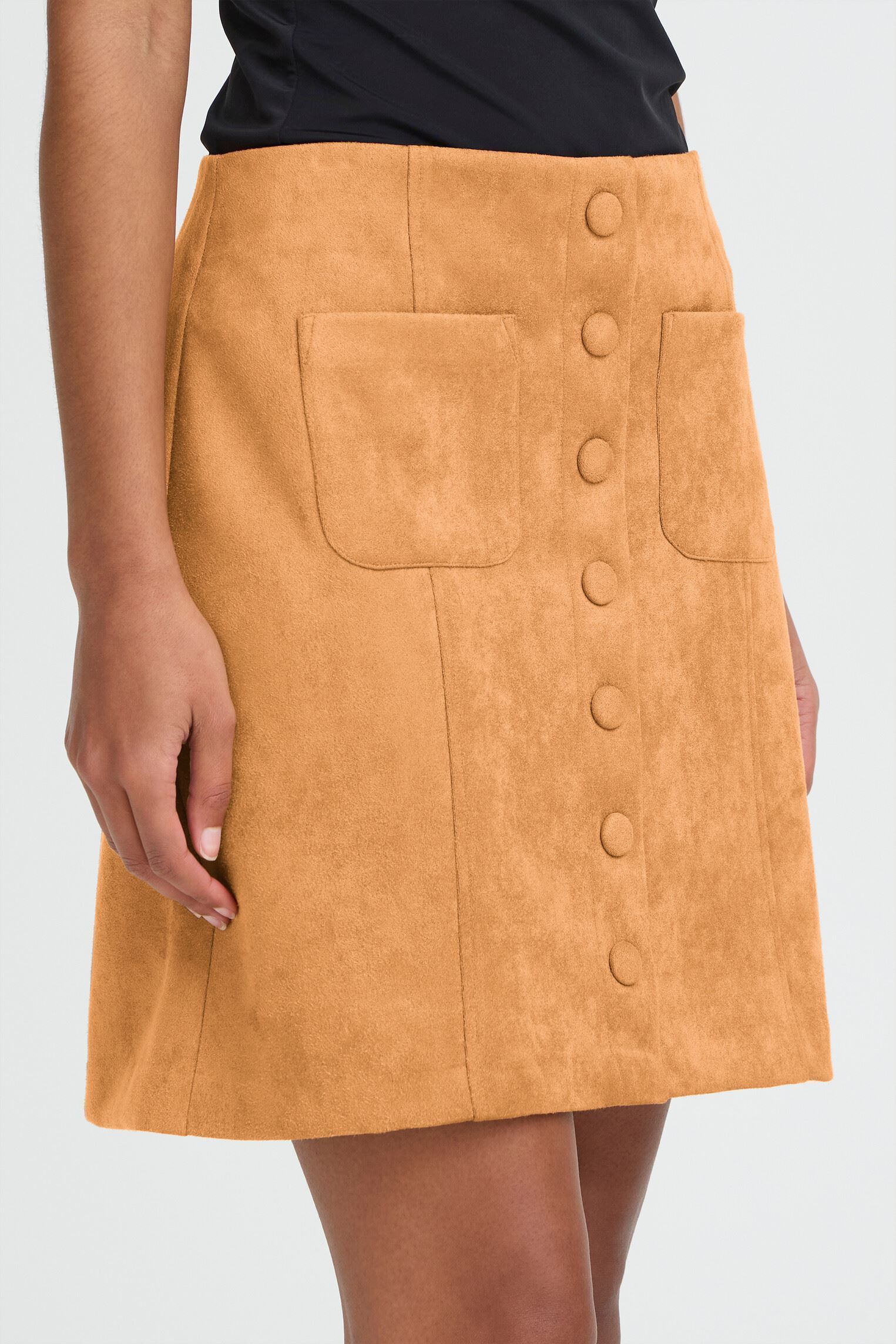 Jupes courtes Ihcrevo Sk femme marron Ichi Jupes courtes Ihcrevo Sk femme marron Almond